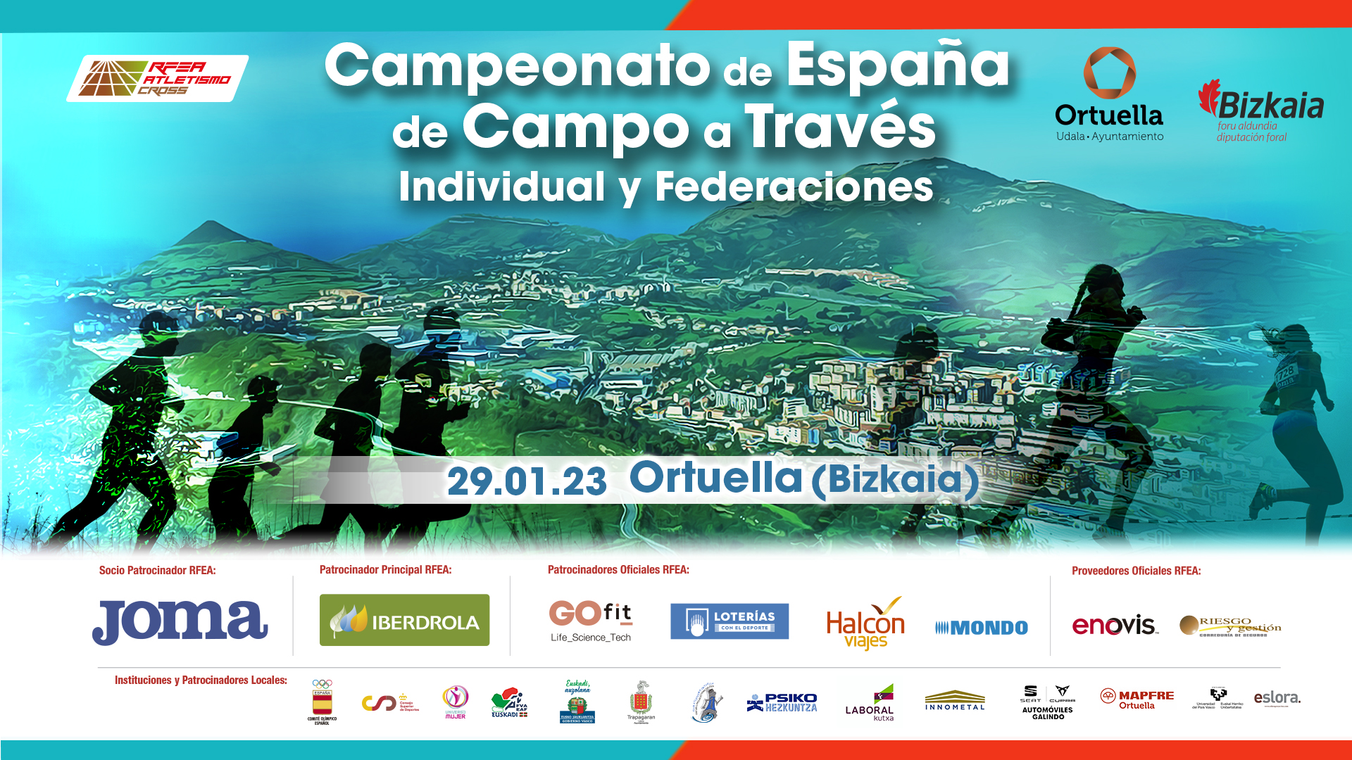 Cartel Cto. España Cross Ortuella