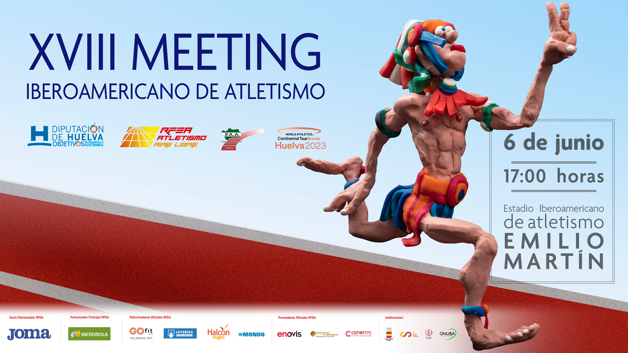 cartel oficial Meeting Iberoamericano Huelva 2023