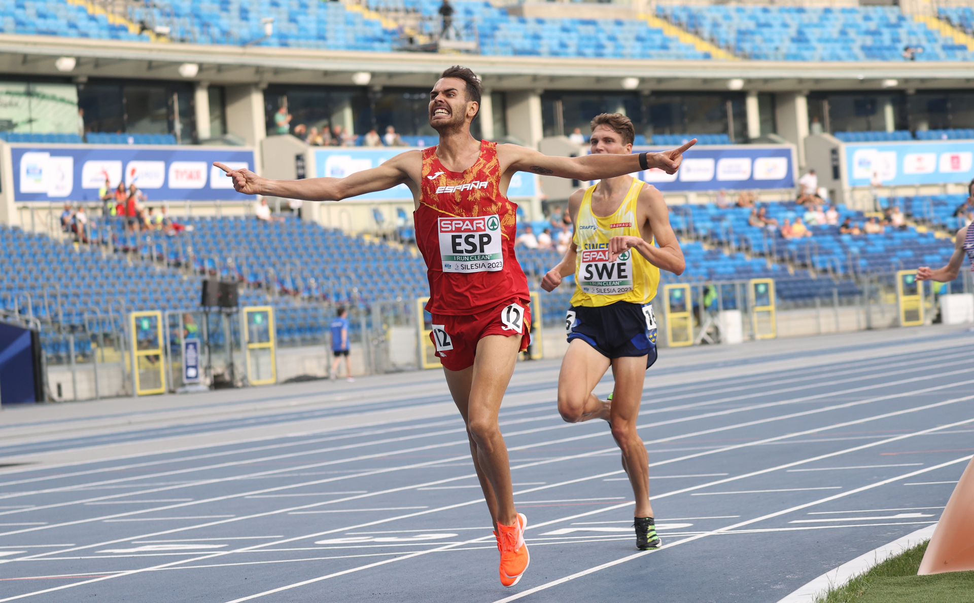 Dani Arce ganando en Silesia2023