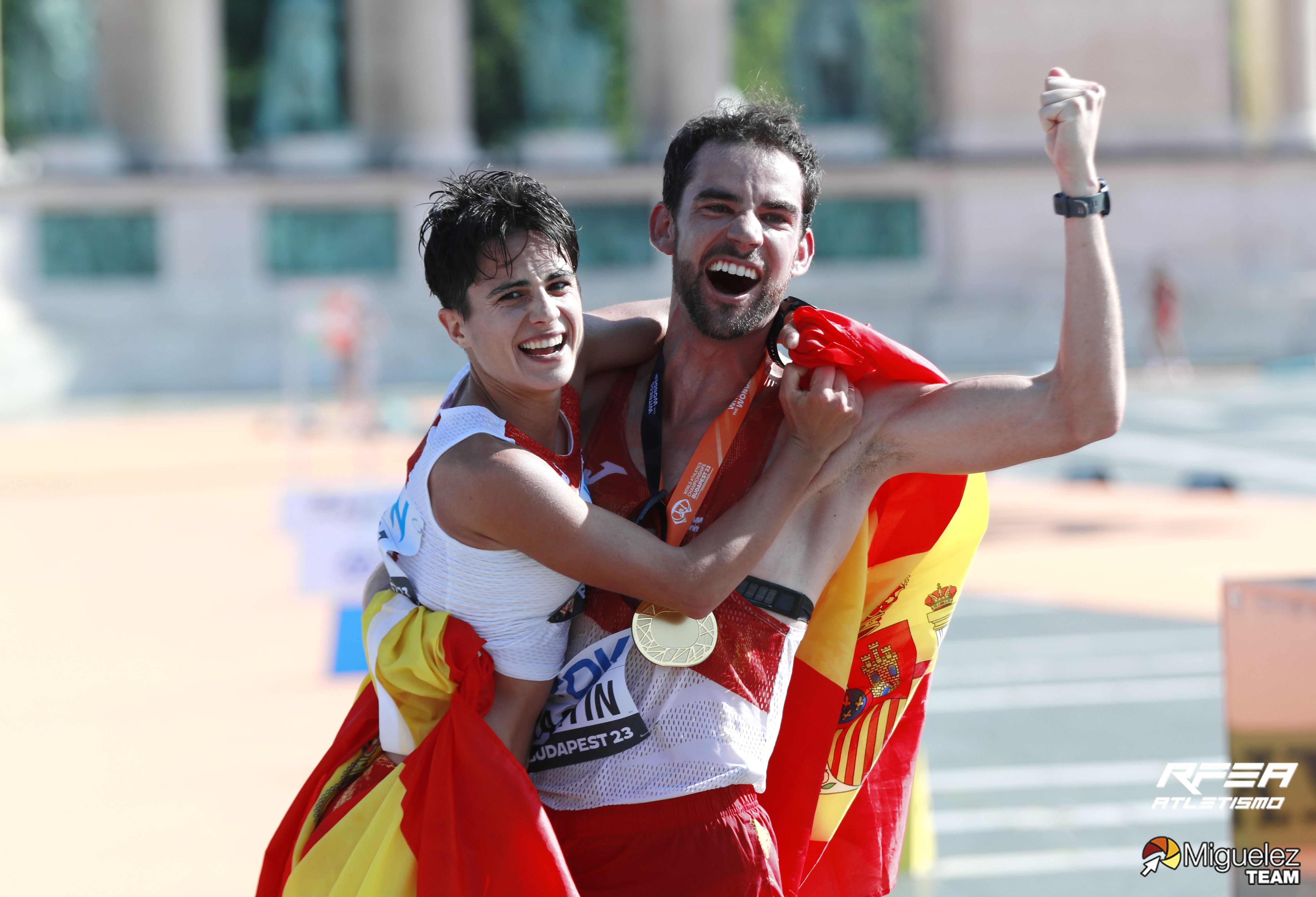 María y Álvaro campeones del Mundo