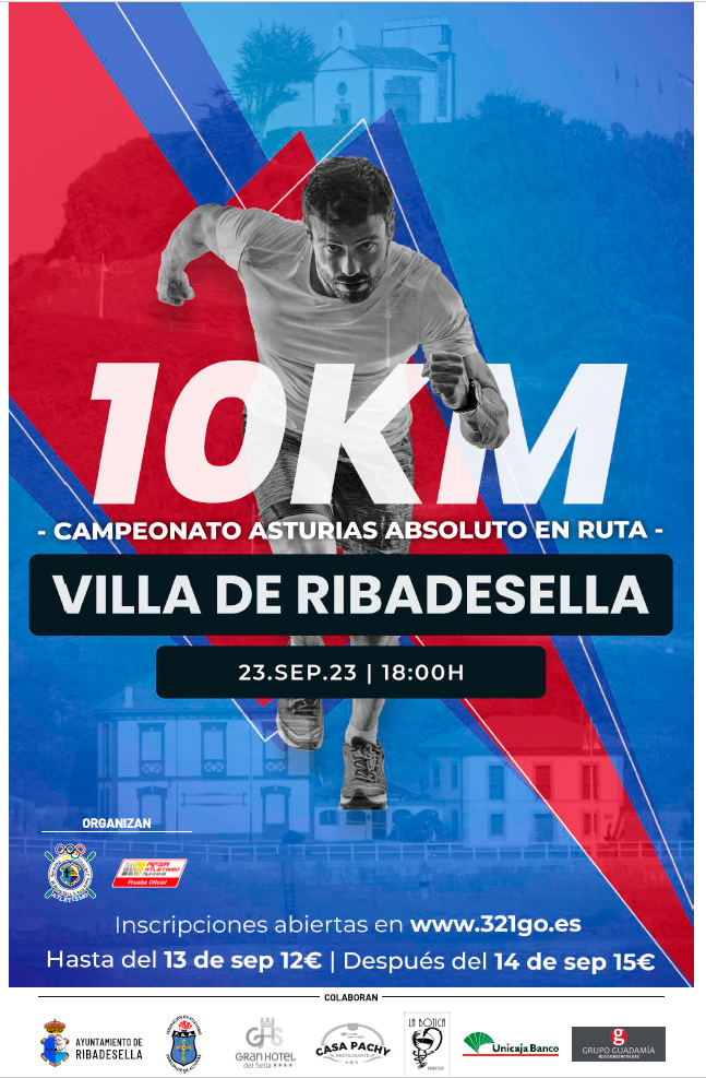cartel 10km Ribadesella