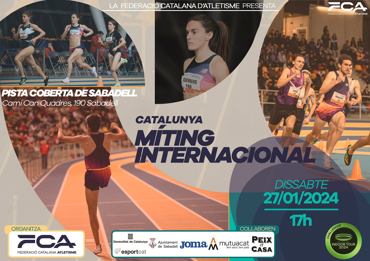 CARTEL - Miting Internacional de Catalunya en Pista Coberta