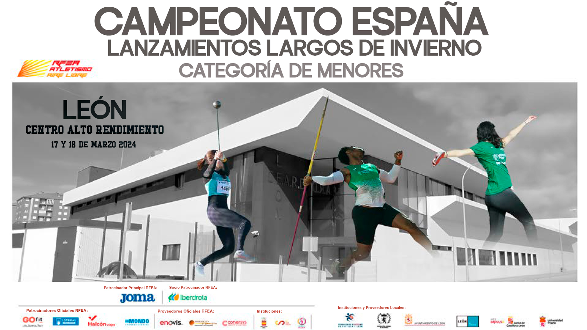 Campeonato de España de Invierno de Lanzamientos Largos de menores