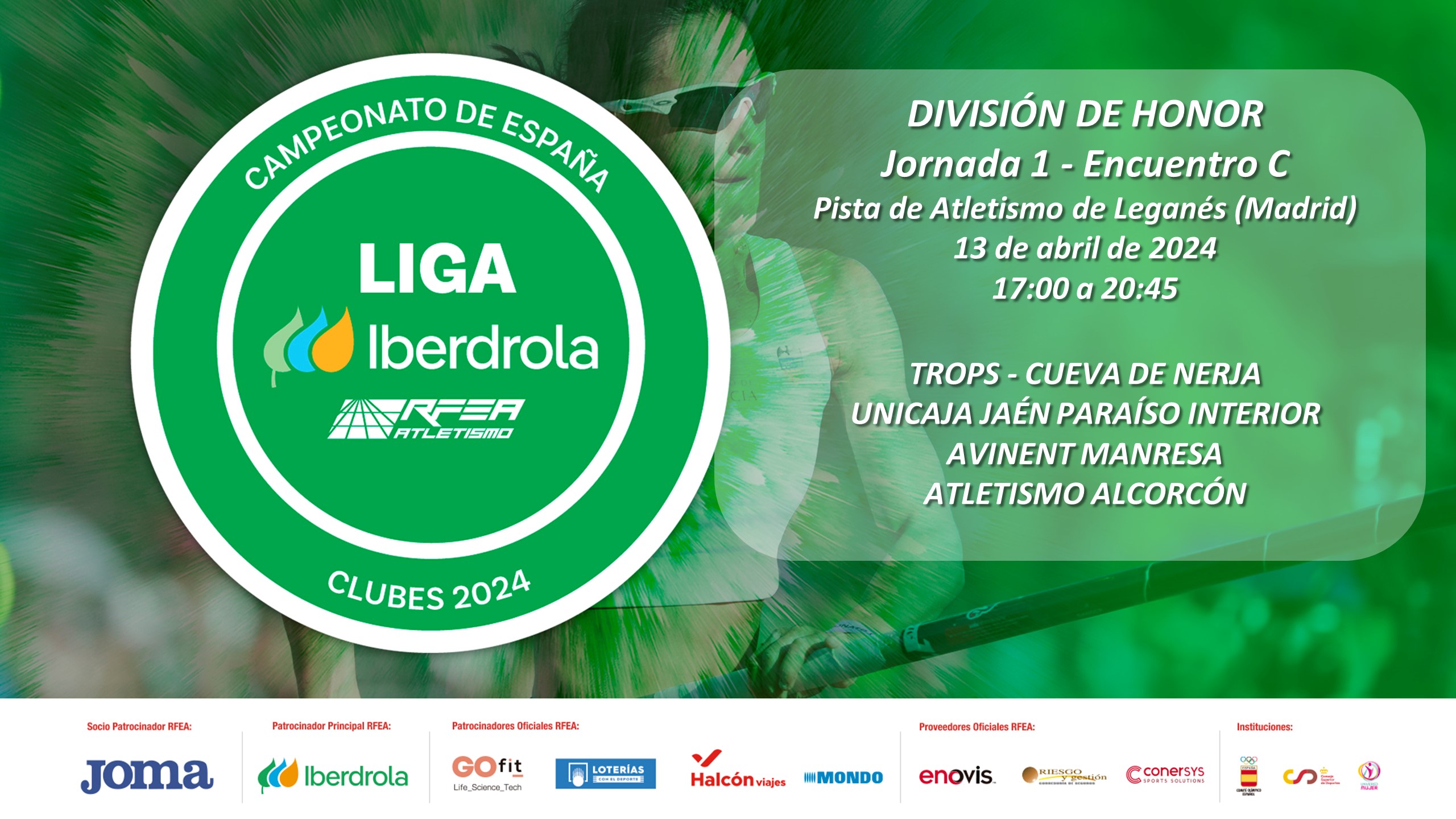 cartel Liga Iberdrola J1 DH C Leganés