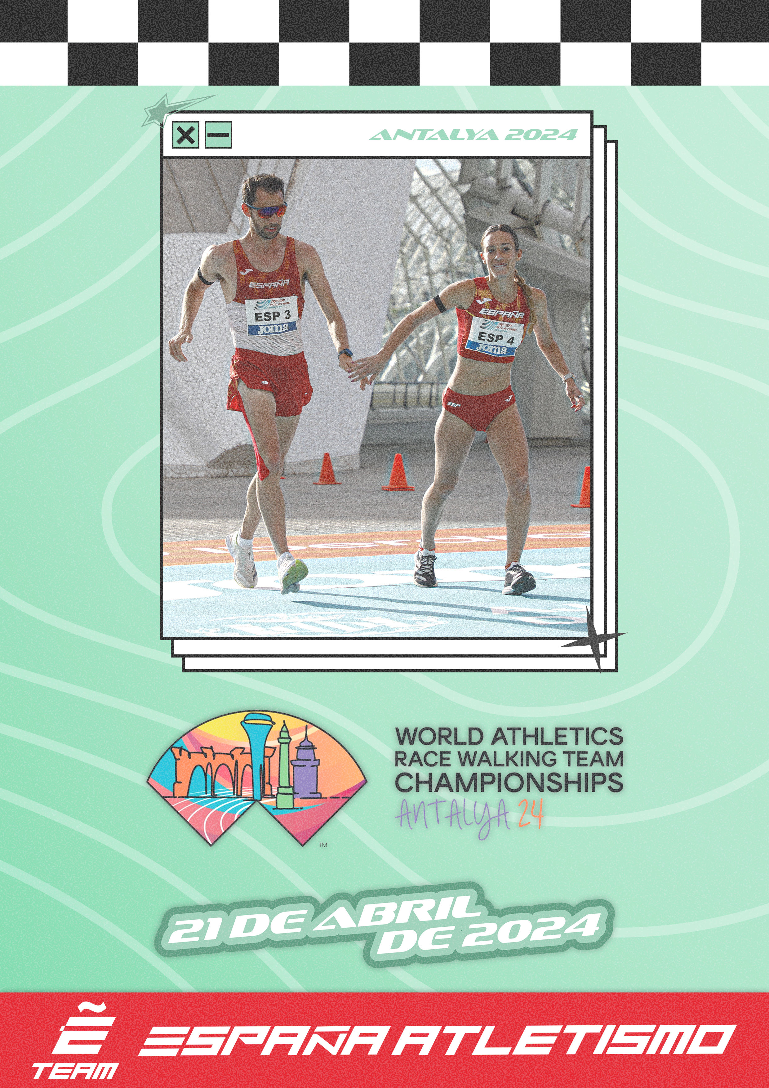 portada Dossier España Atletismo Marcha Antalya 2024