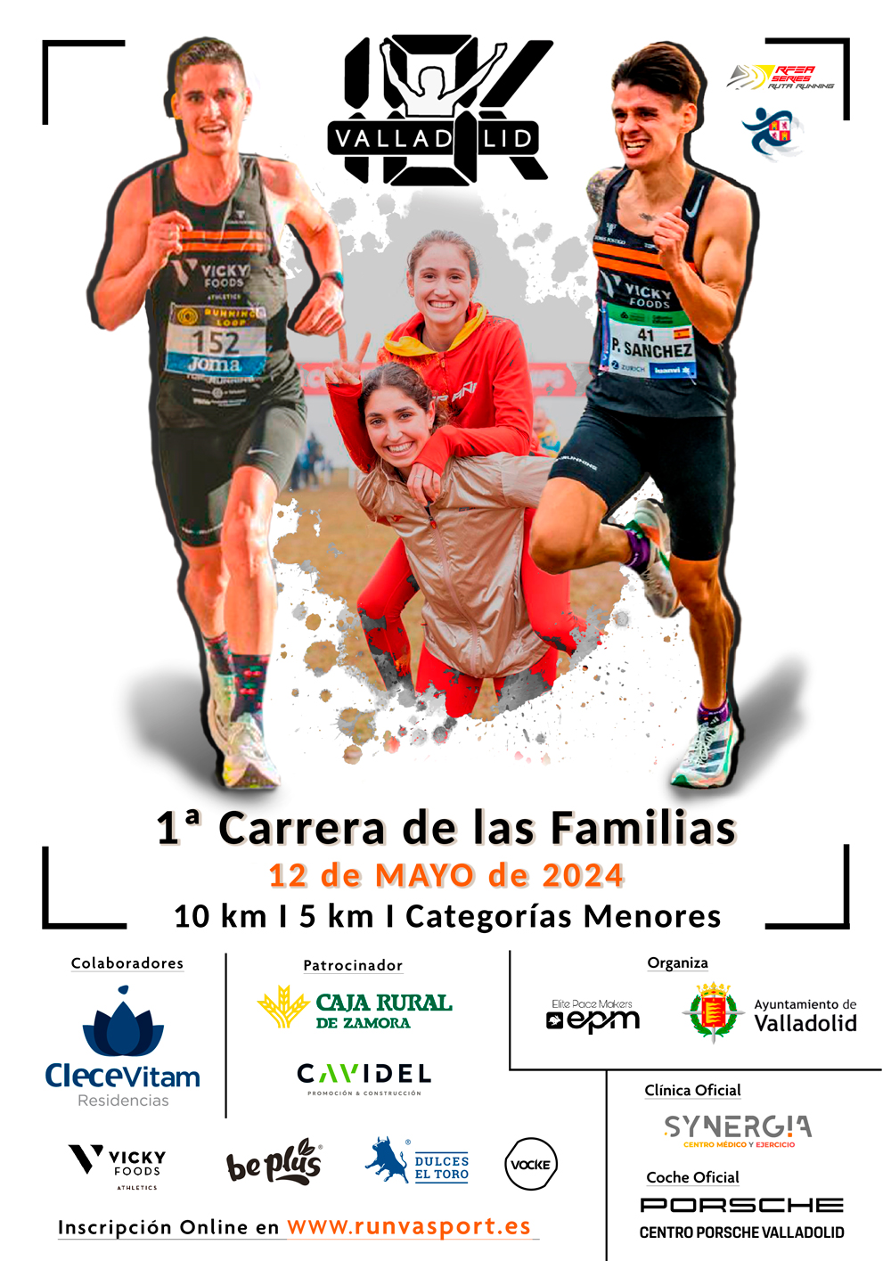 cartel - Carrera de las familias Valladolid