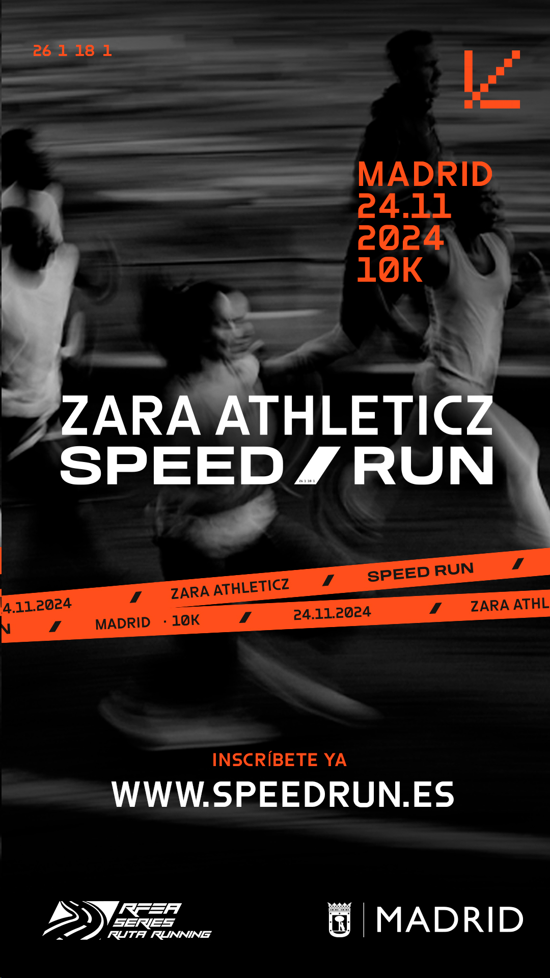 cartel 10k Zara Athletiz Madrid