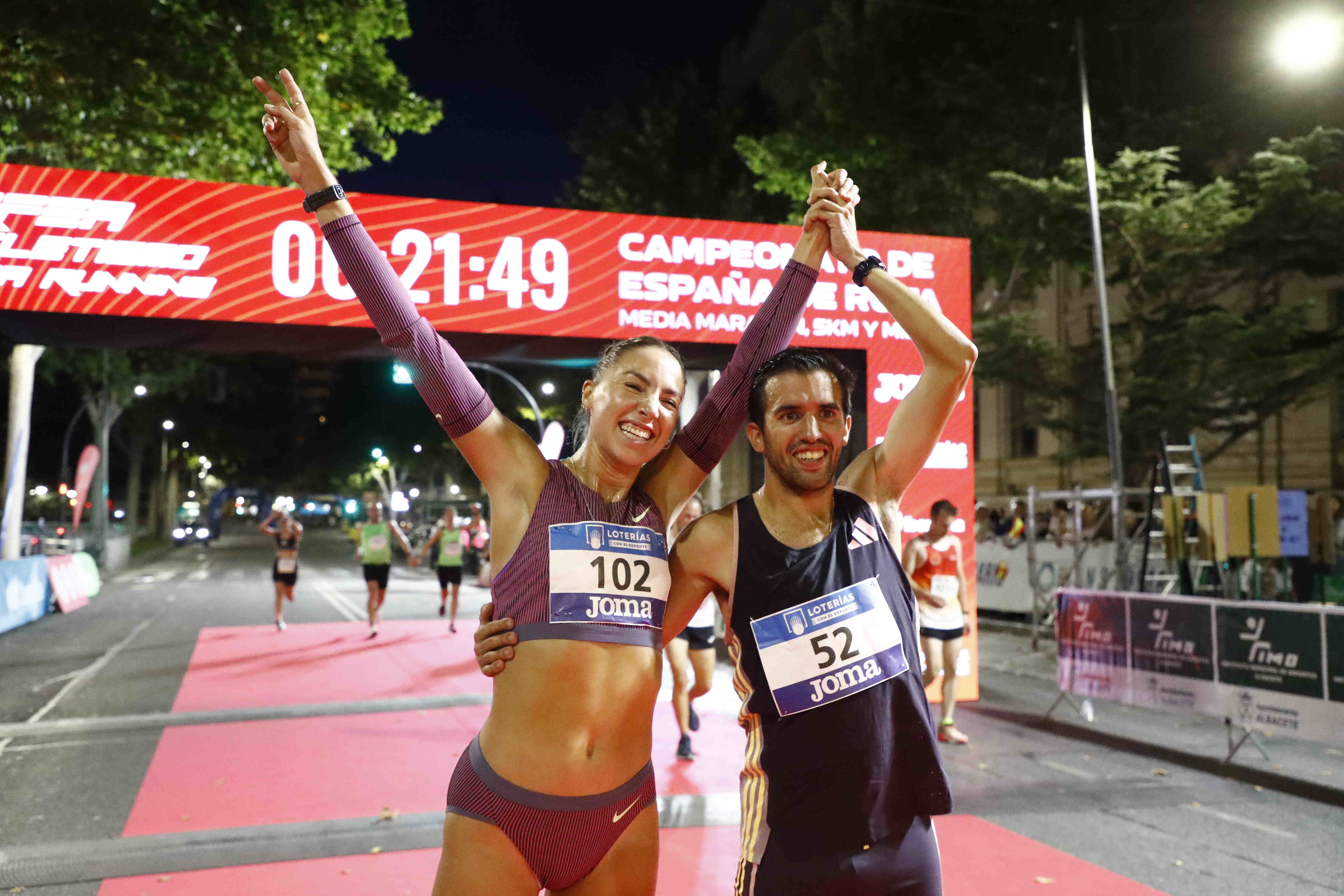 Lucía Rodríguez y Jesús Ramos, campeones de España de 5K