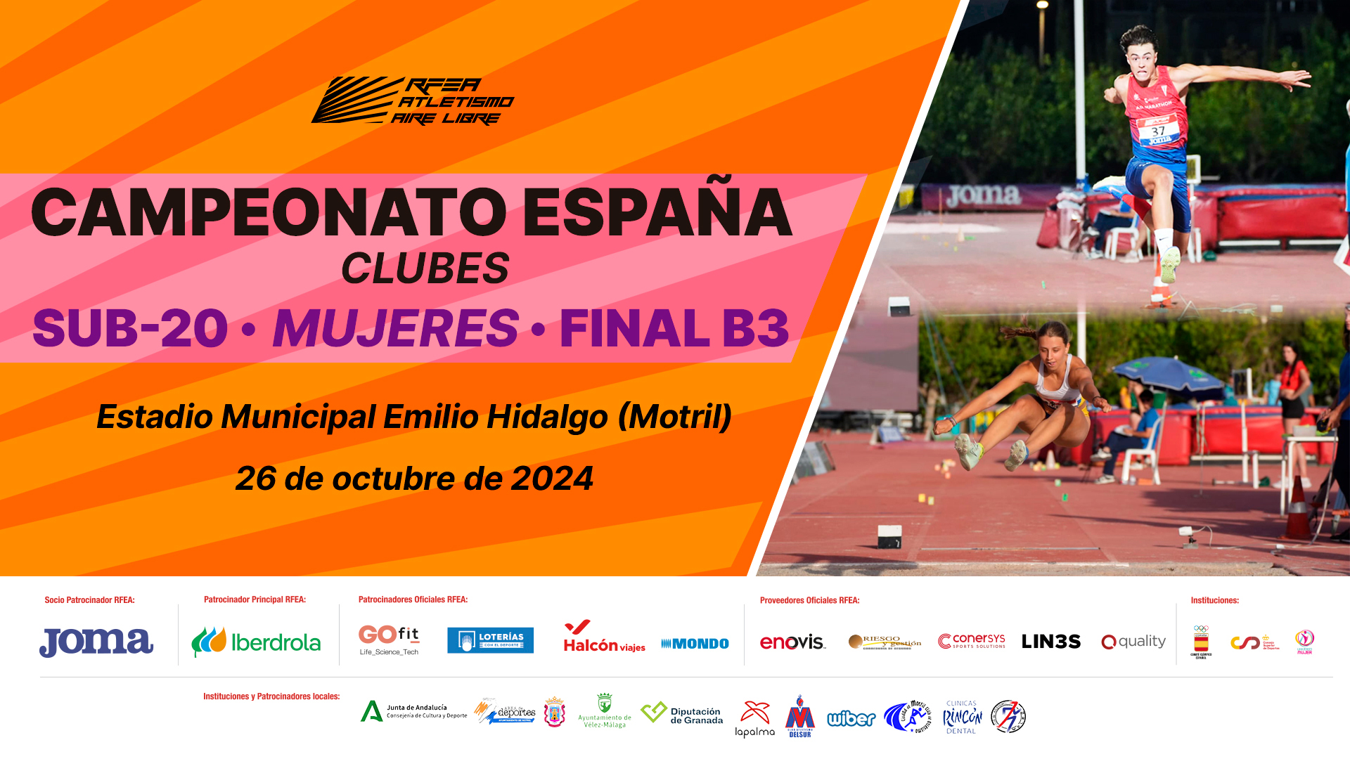 cartel Clubes Sub20 Mujeres B3 Motril