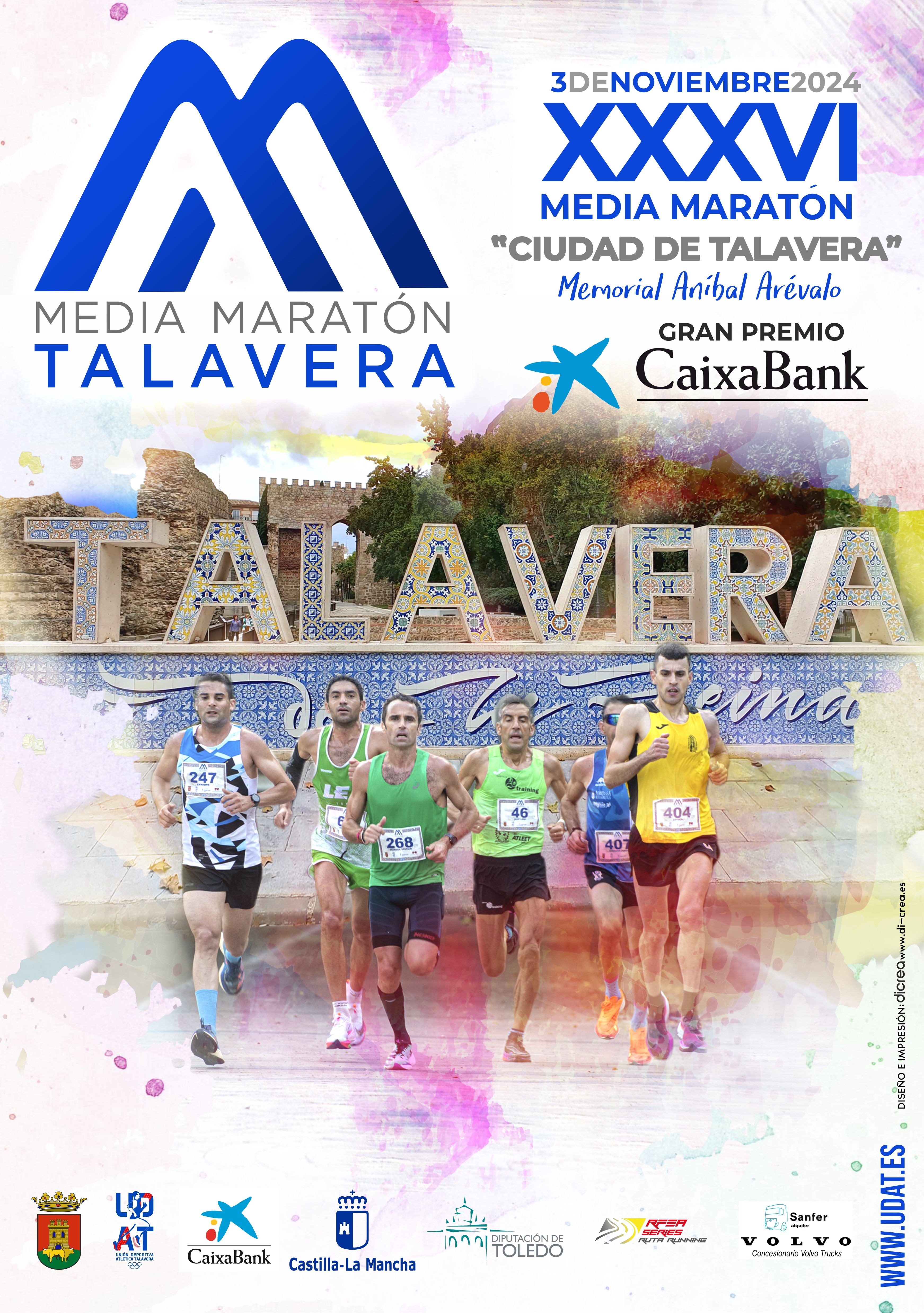 cartel Medio Maratón de Talavera