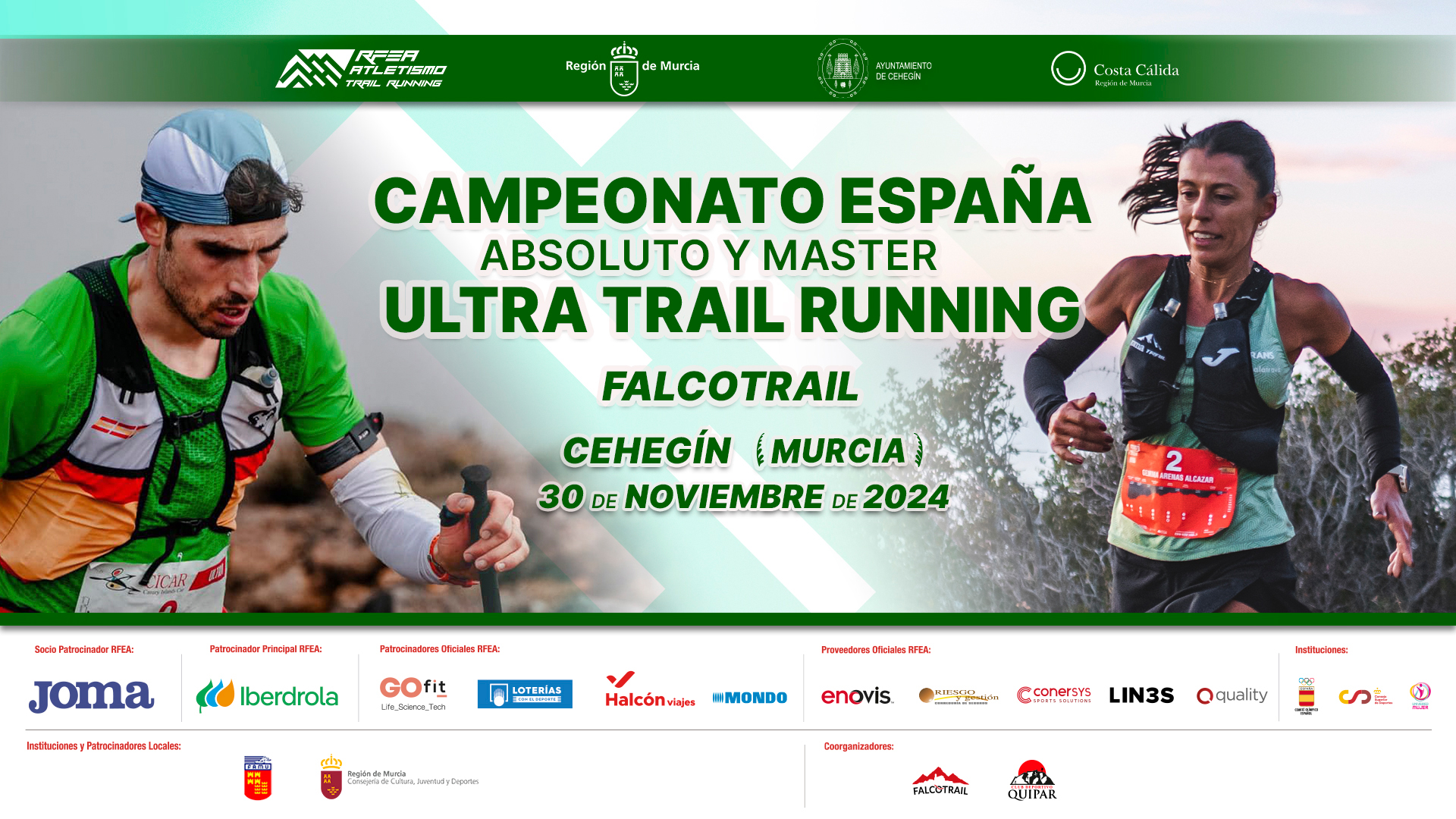 cartel Cto. ESP Ultra trail running Cehegin 2024