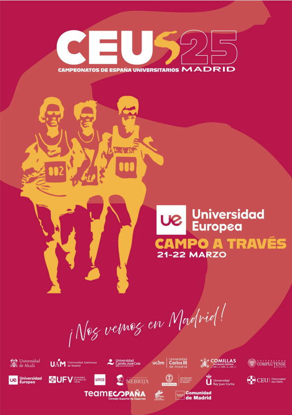 cartel Cto ESP Universitario cross 2025