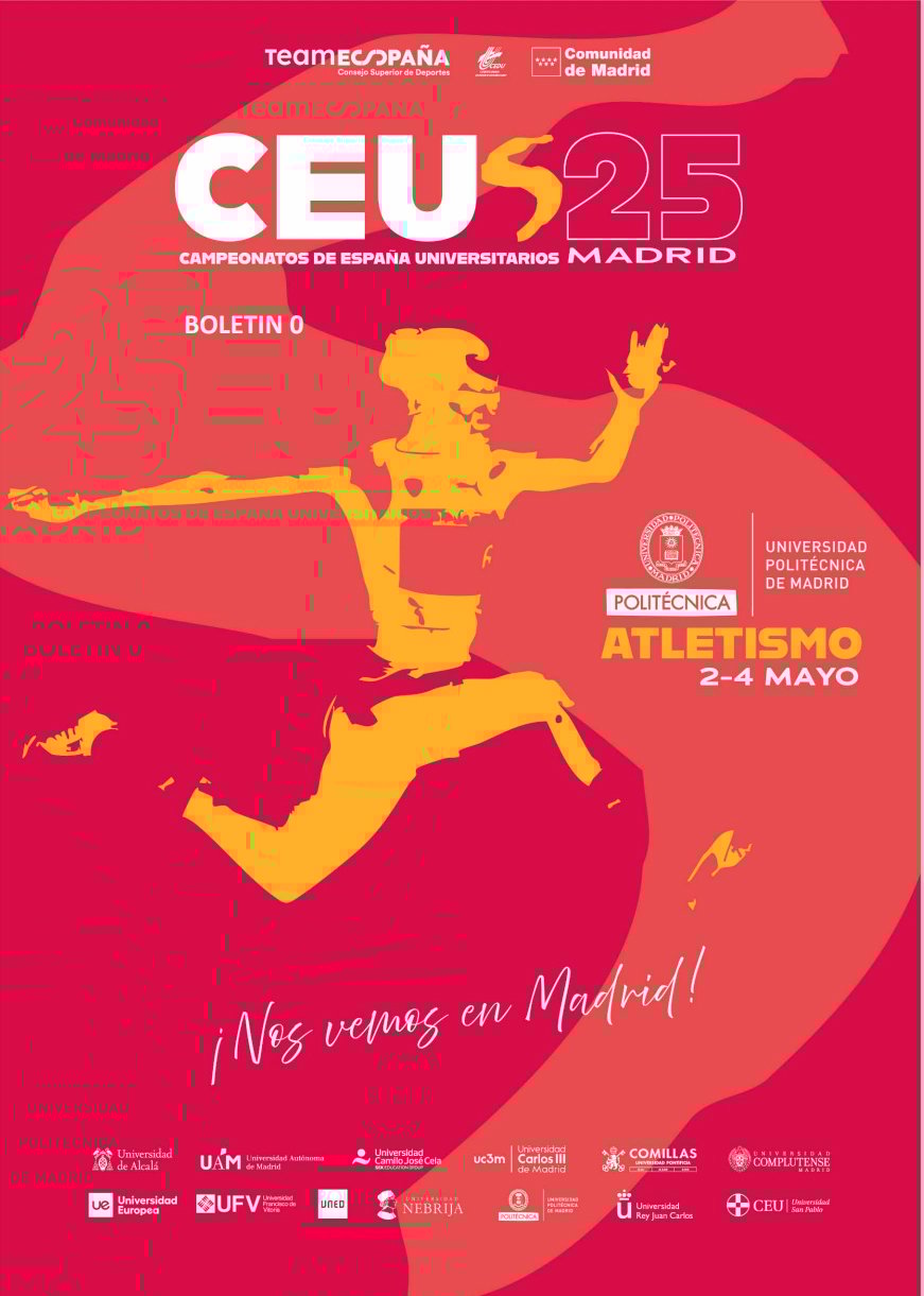cartel Cto.ESP Universitario Madrid 2025