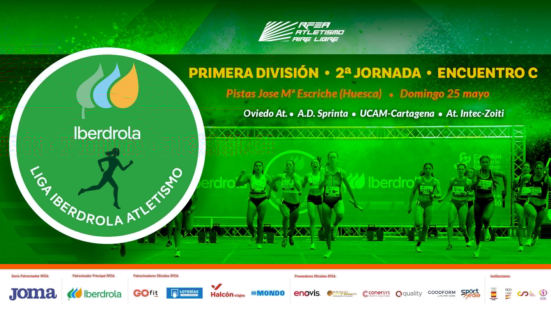 cartel Liga Iberdrola PD J2 Huesca