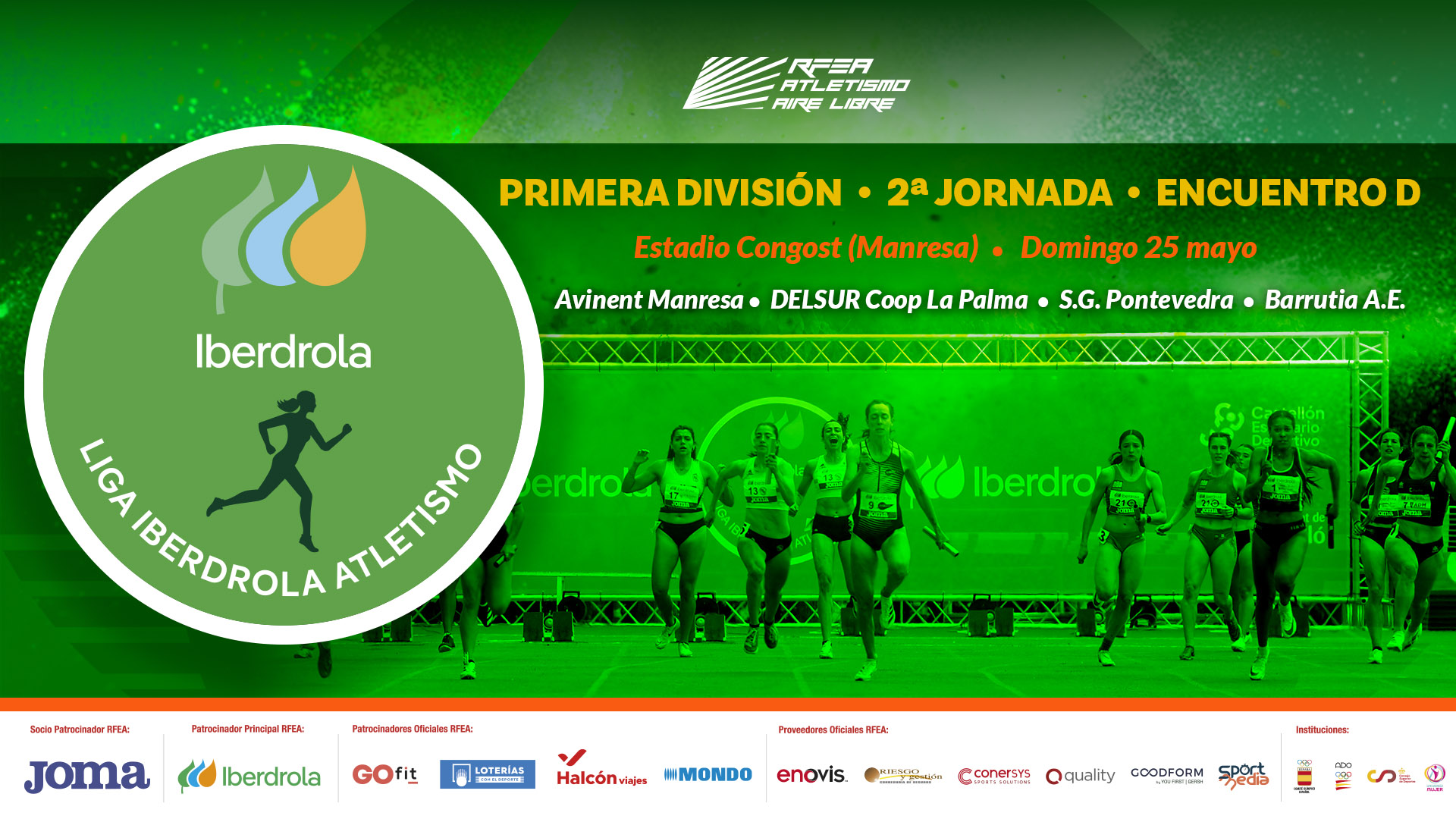 cartel Liga Iberdrola PD J2 Manresa