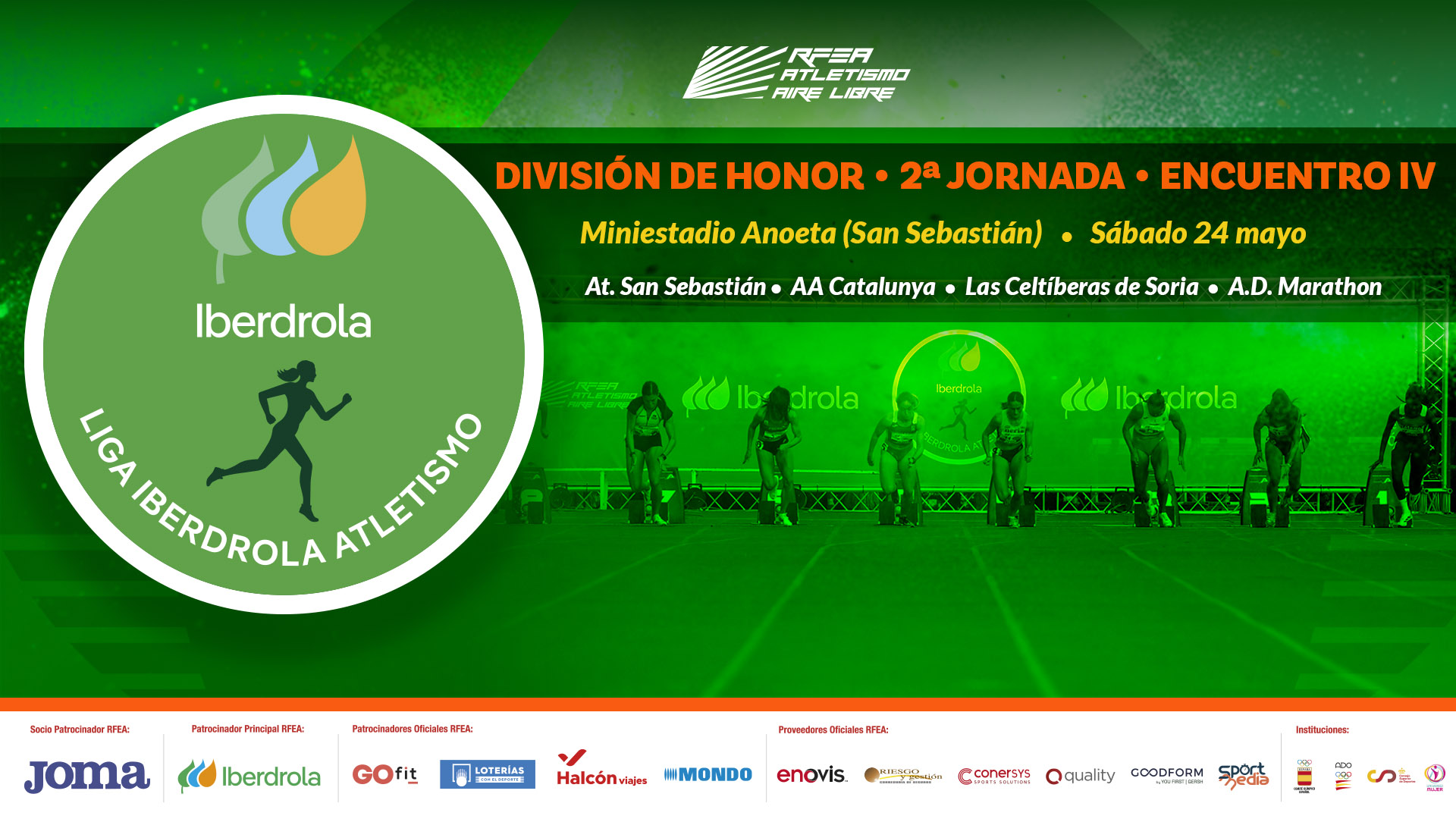 cartel Liga Iberdrola DH J2 San Sebastián