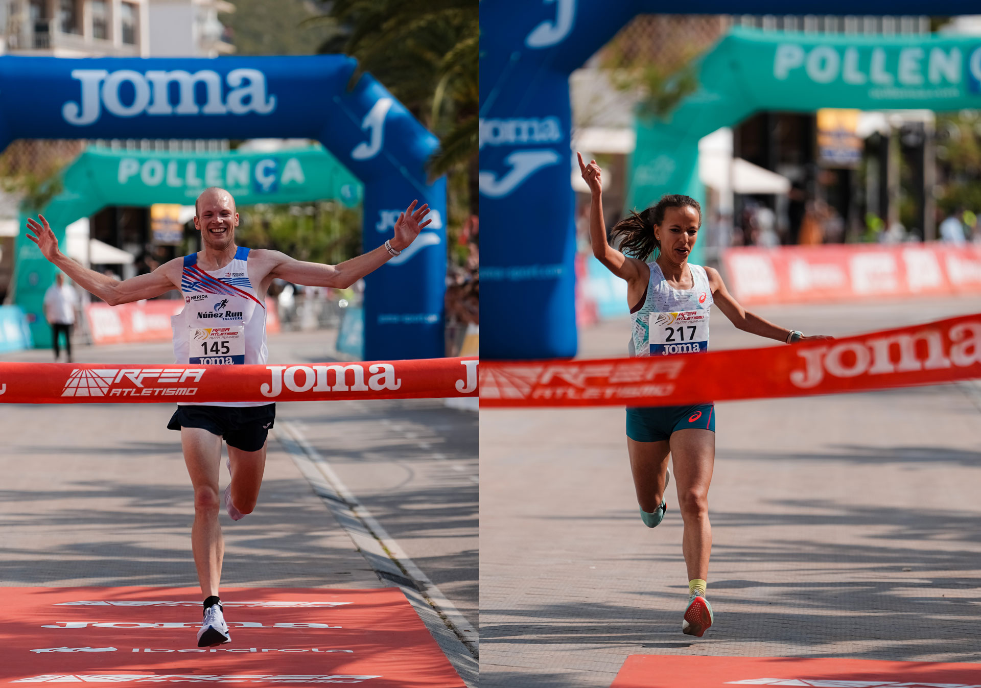 Jorge González y Fatima Ohuaddou campeones medio maratón 2025