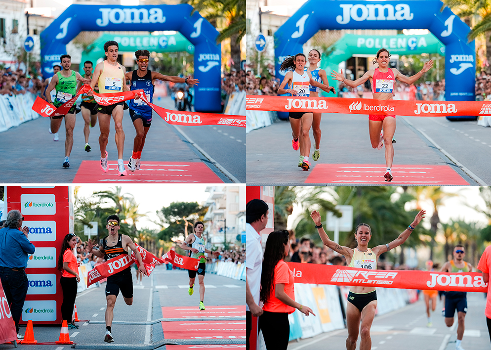 Pollença - campeones Milla y 5km