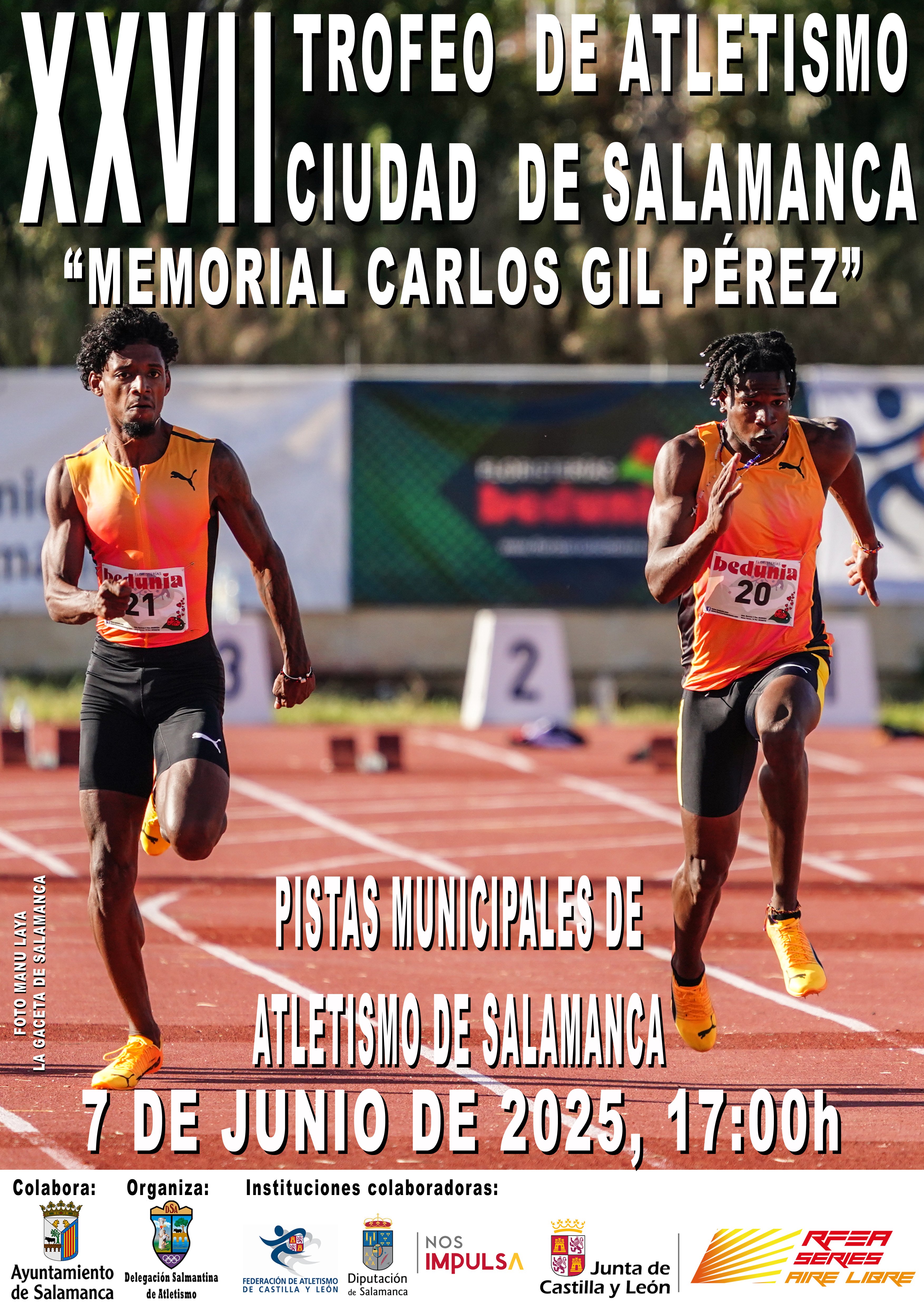 cartel Trofeo Atletismo Ciudad de Salamanca