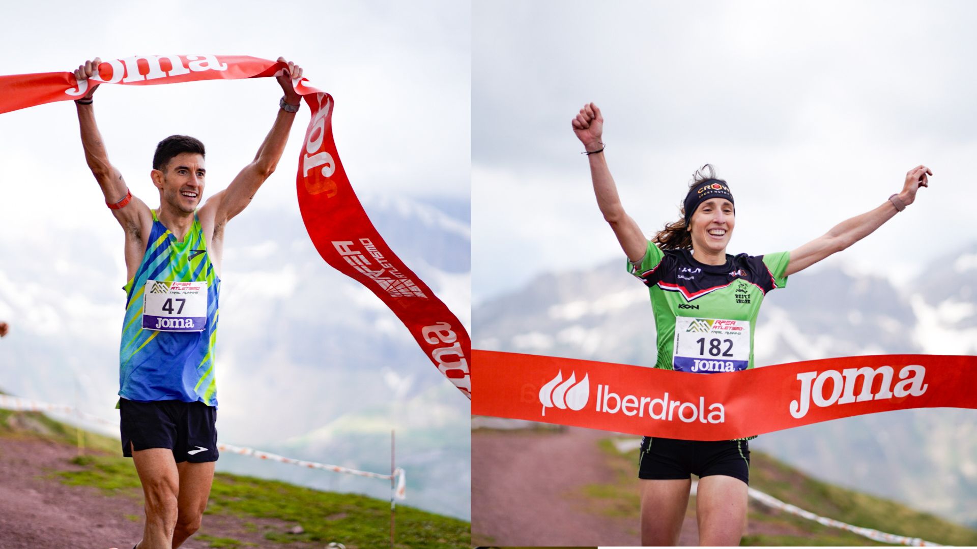 Álex Garcia y Naiara Irigoyen, campeones de Españ de Subida vertical