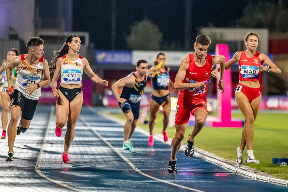 La Nucía 2025 FFAA 4x400m Madrid