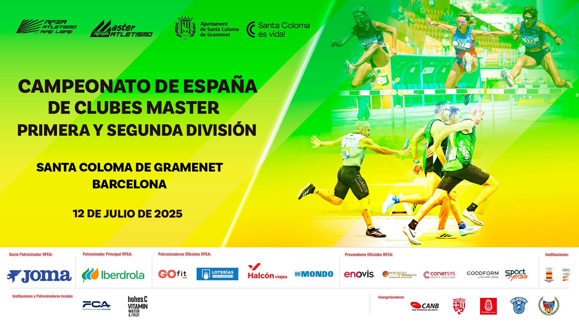 cartel Cto. ESP clubes master - Sata Coloma de Gramenet