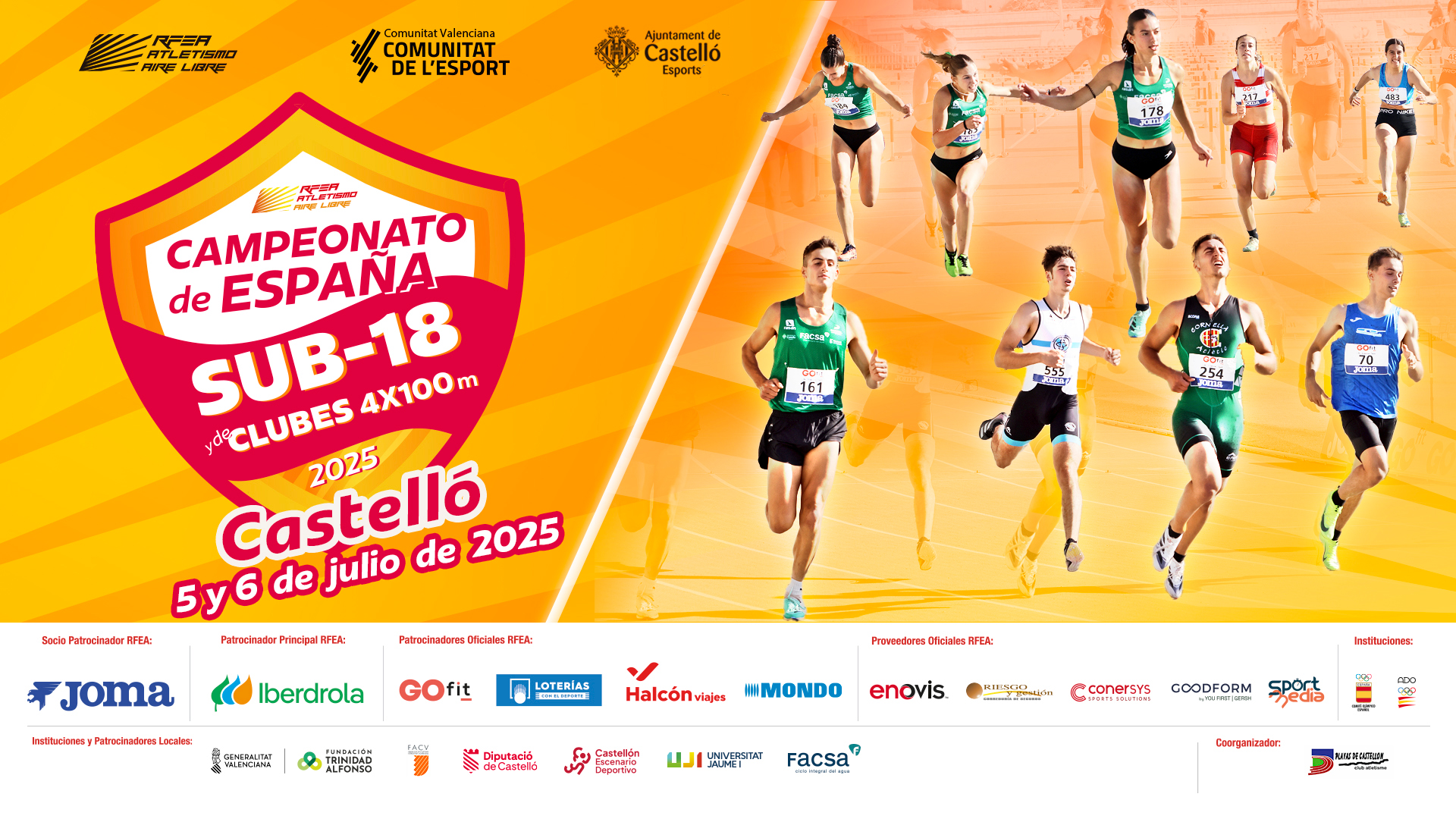 cartel Cto. ESP sub18 Castellon 2025