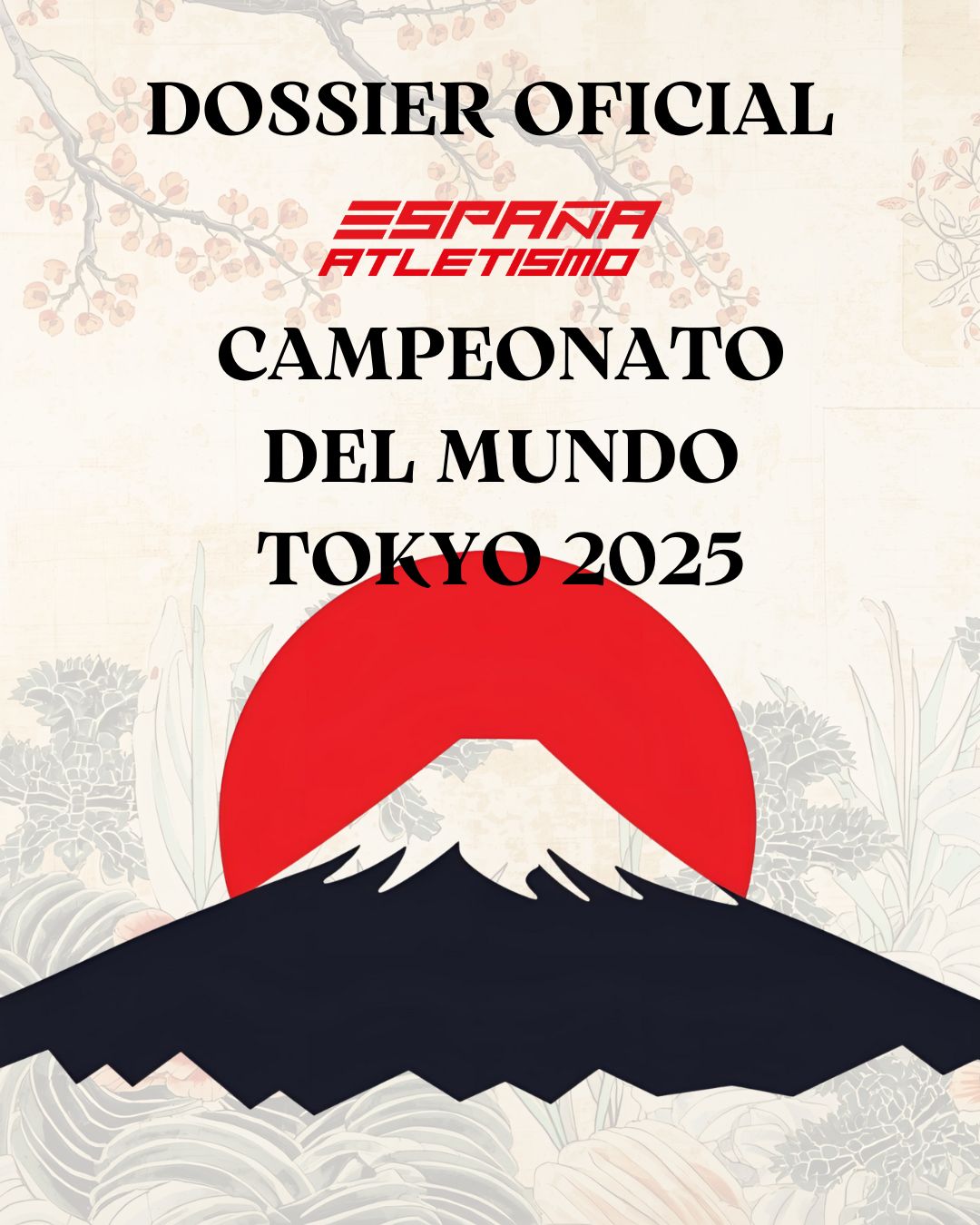 cartela Dossier ESpaña Atletismo Tokyo 2025