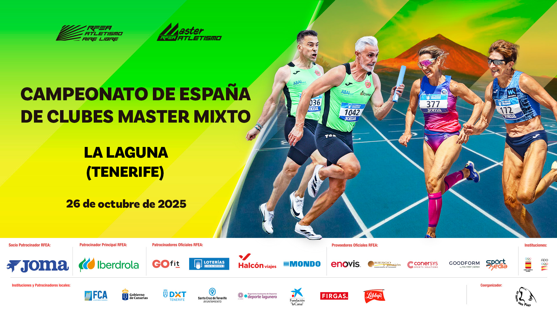 cartel Cto ESP clubes mixto master La Laguna