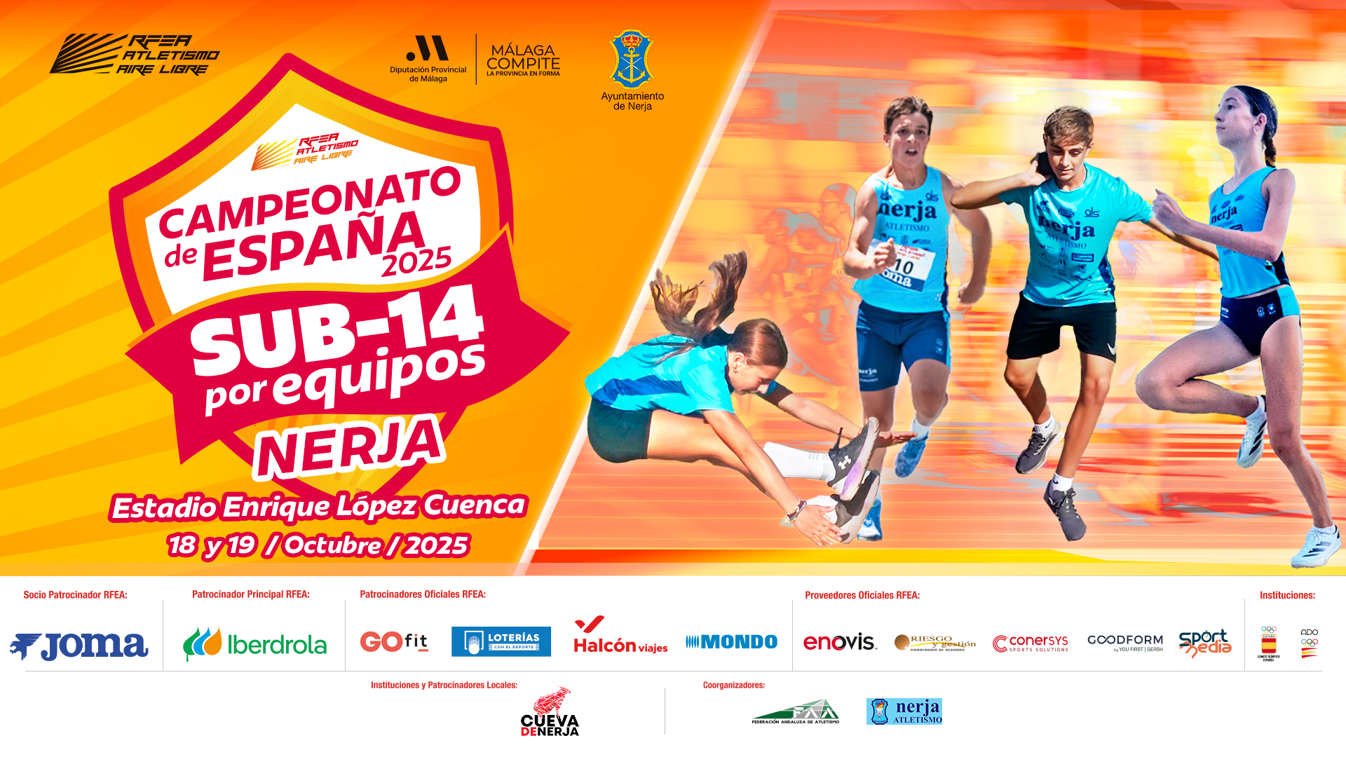 cartel Cto. ESP sub14 equipos Nerja 2025