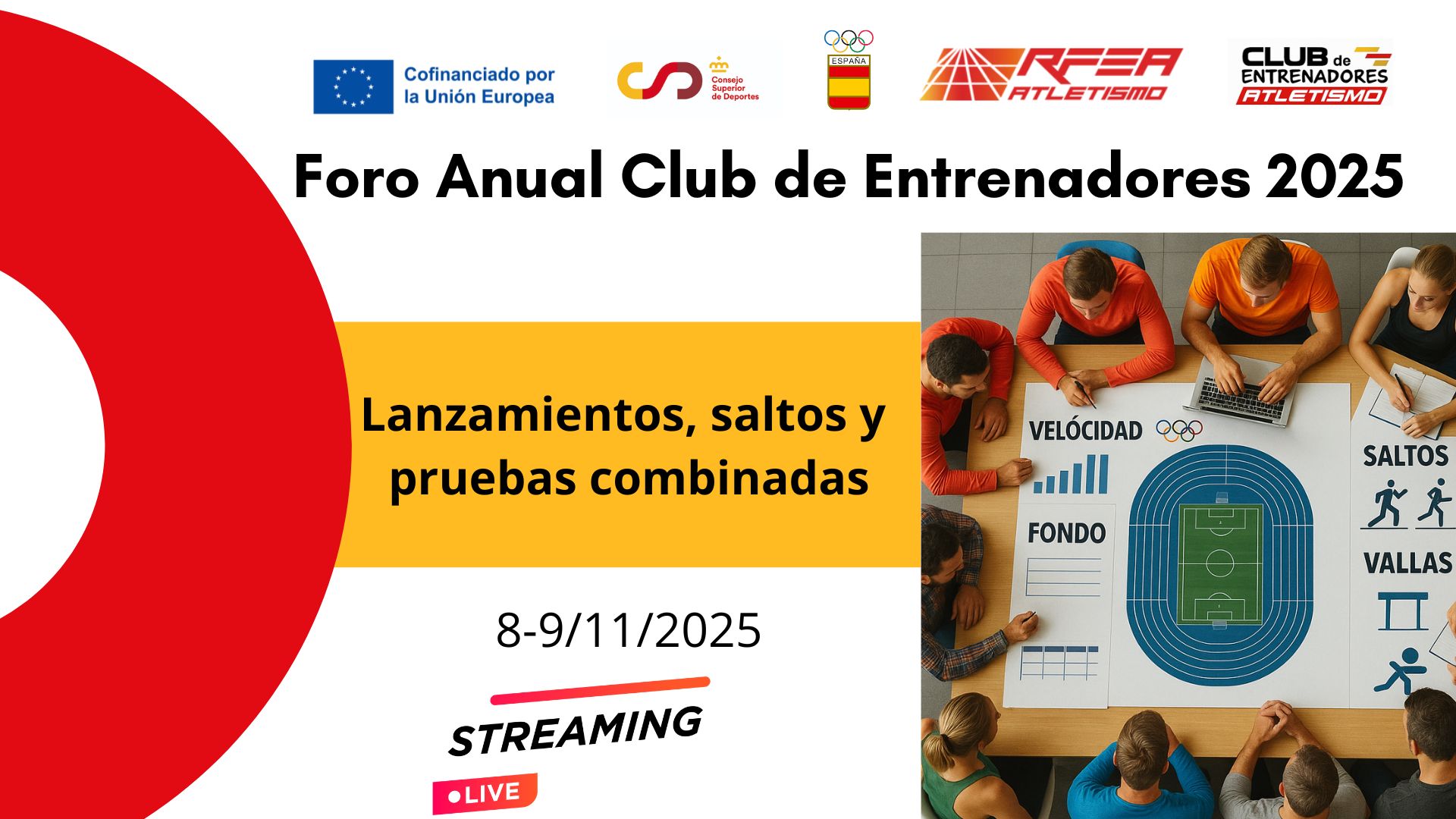 ¡Sigue en directo el Club de Entrenadores RFEA 2025!
