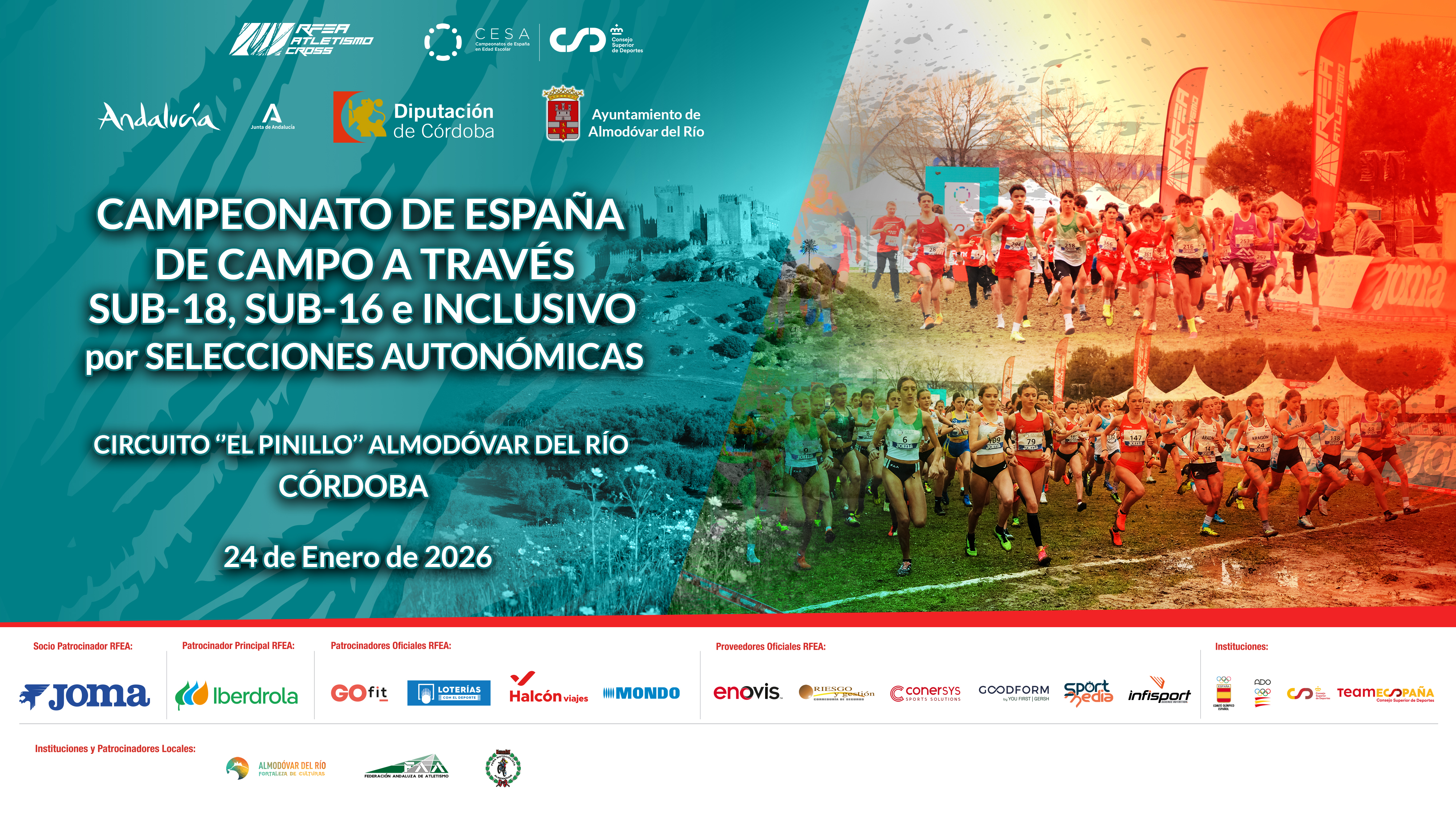 cartel cross CESA Almodovar del Rio 2026