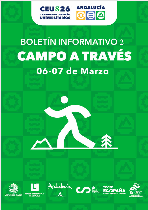 cartel Cto. ESP Univeritariuo cam,po a traves - Jaén