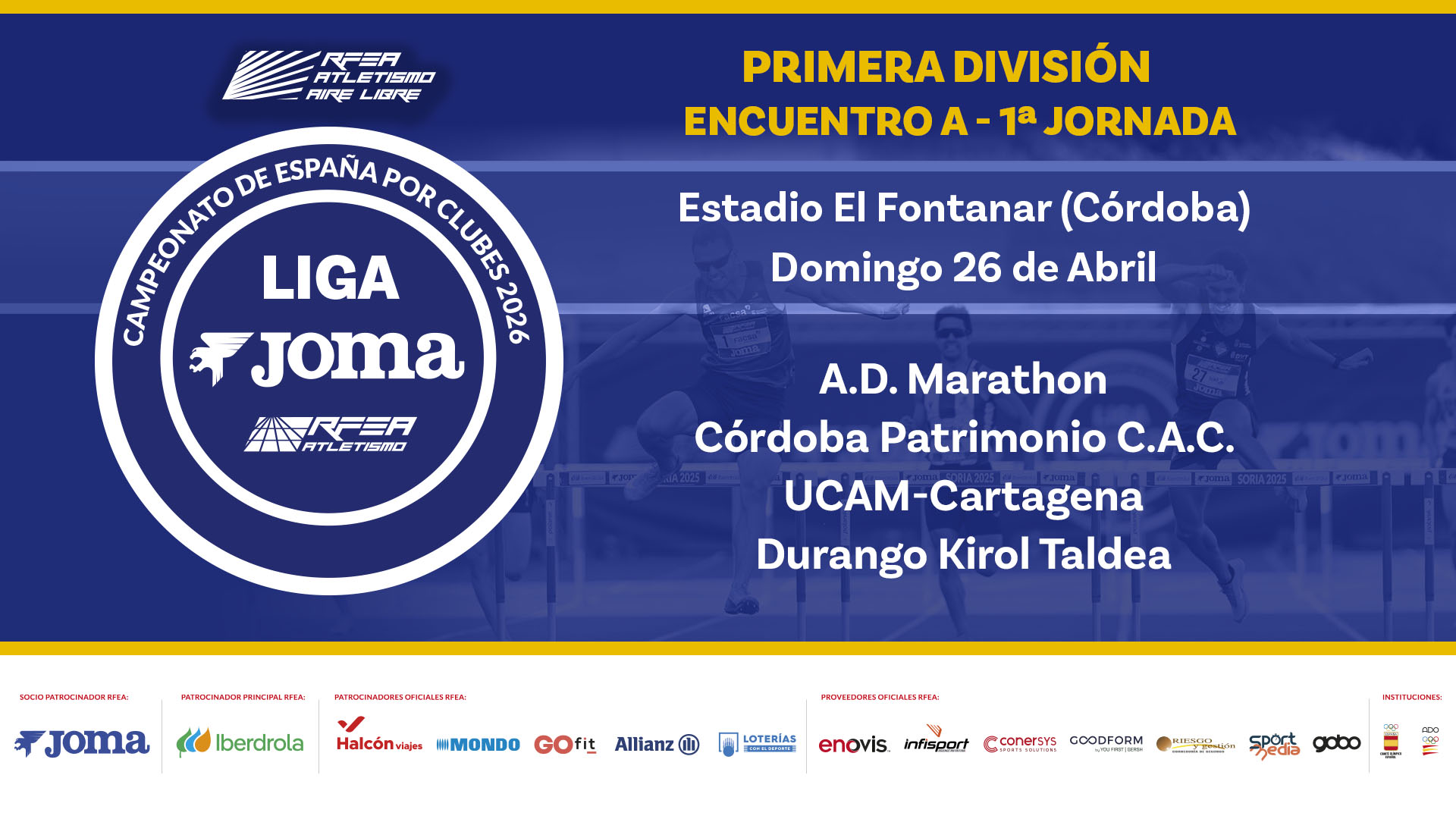 Clubes PD Joma 1J Cordoba