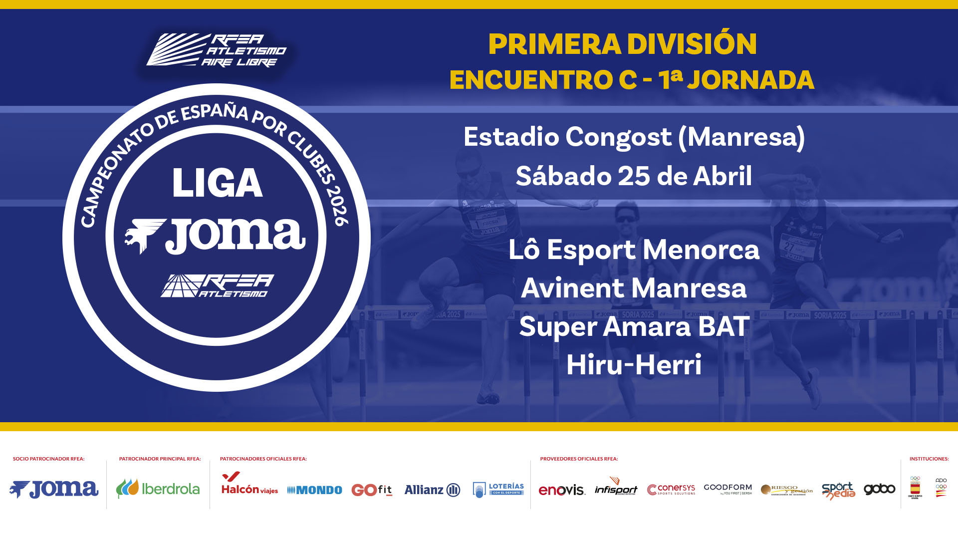 Clubes 1D Joma 1J Manresa