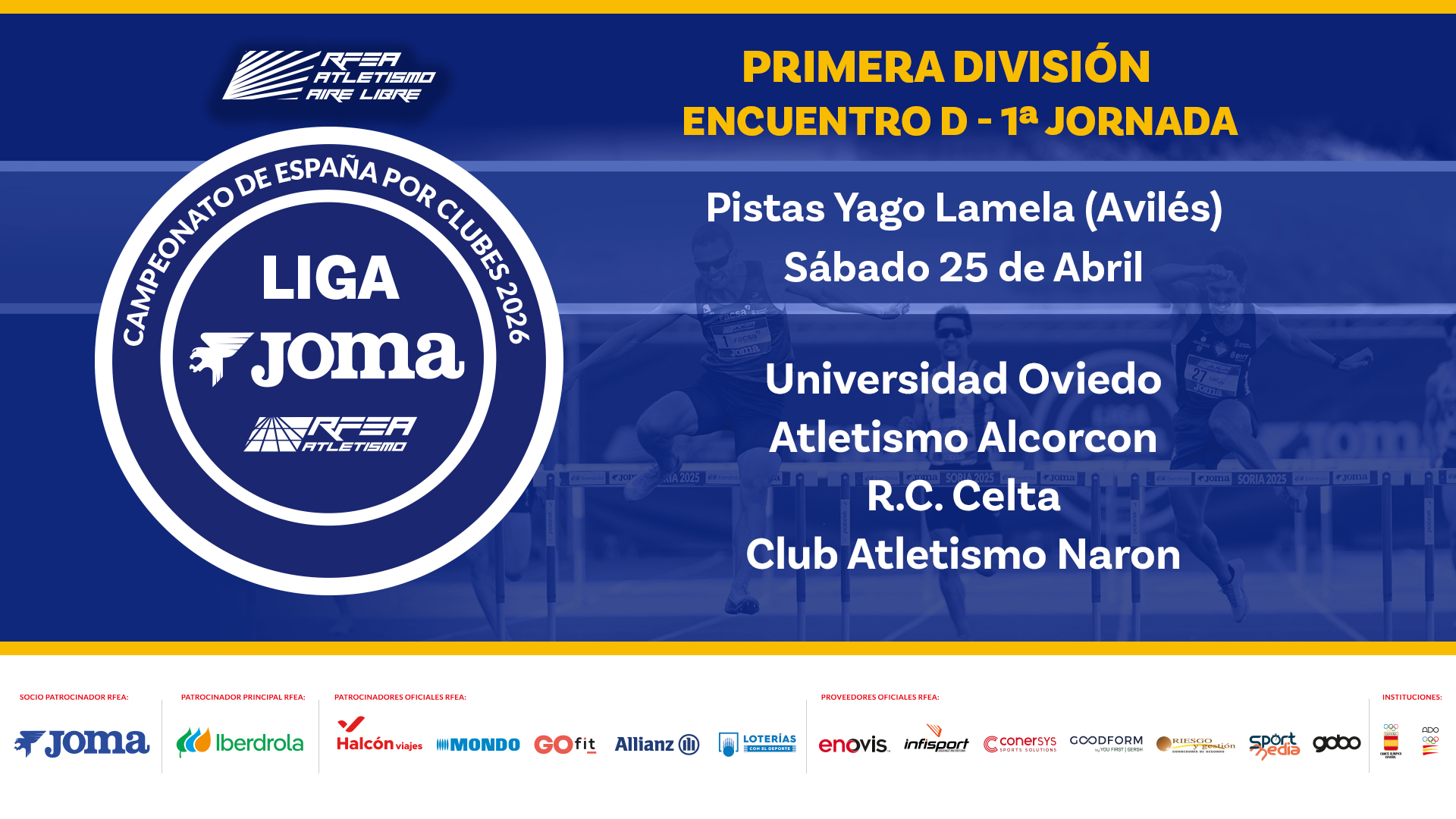 Clubes 1D Joma 1J Aviles