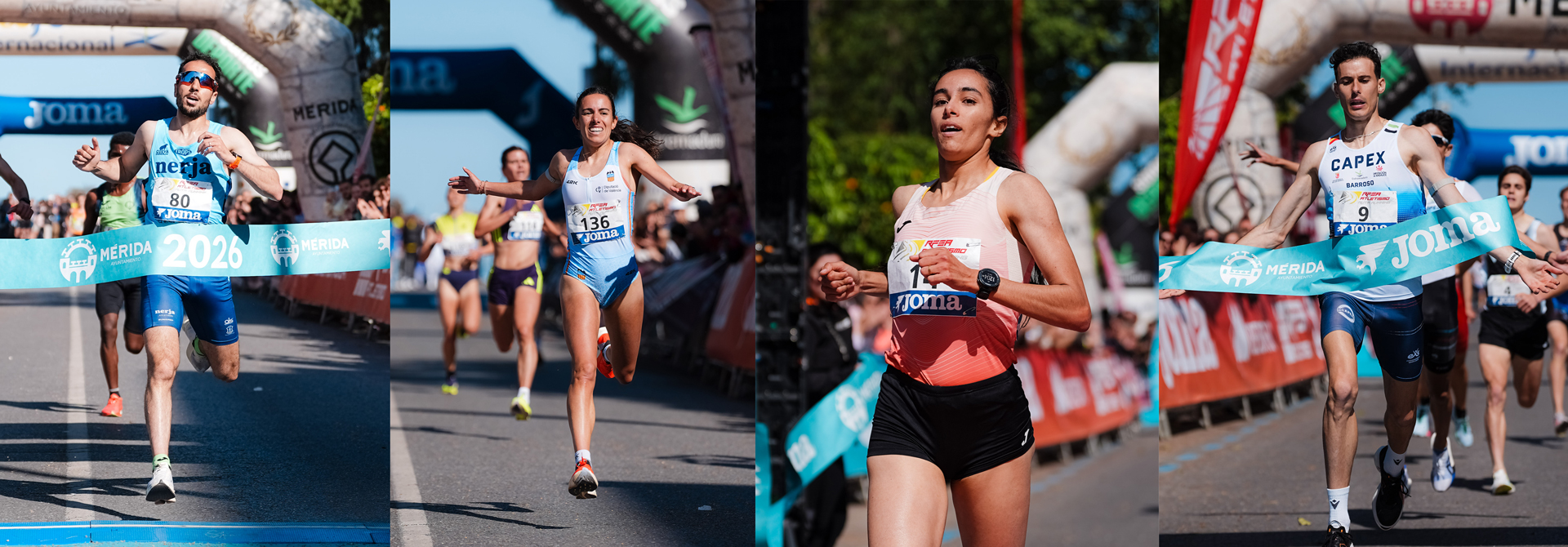 Merida campeones 5k y Milla