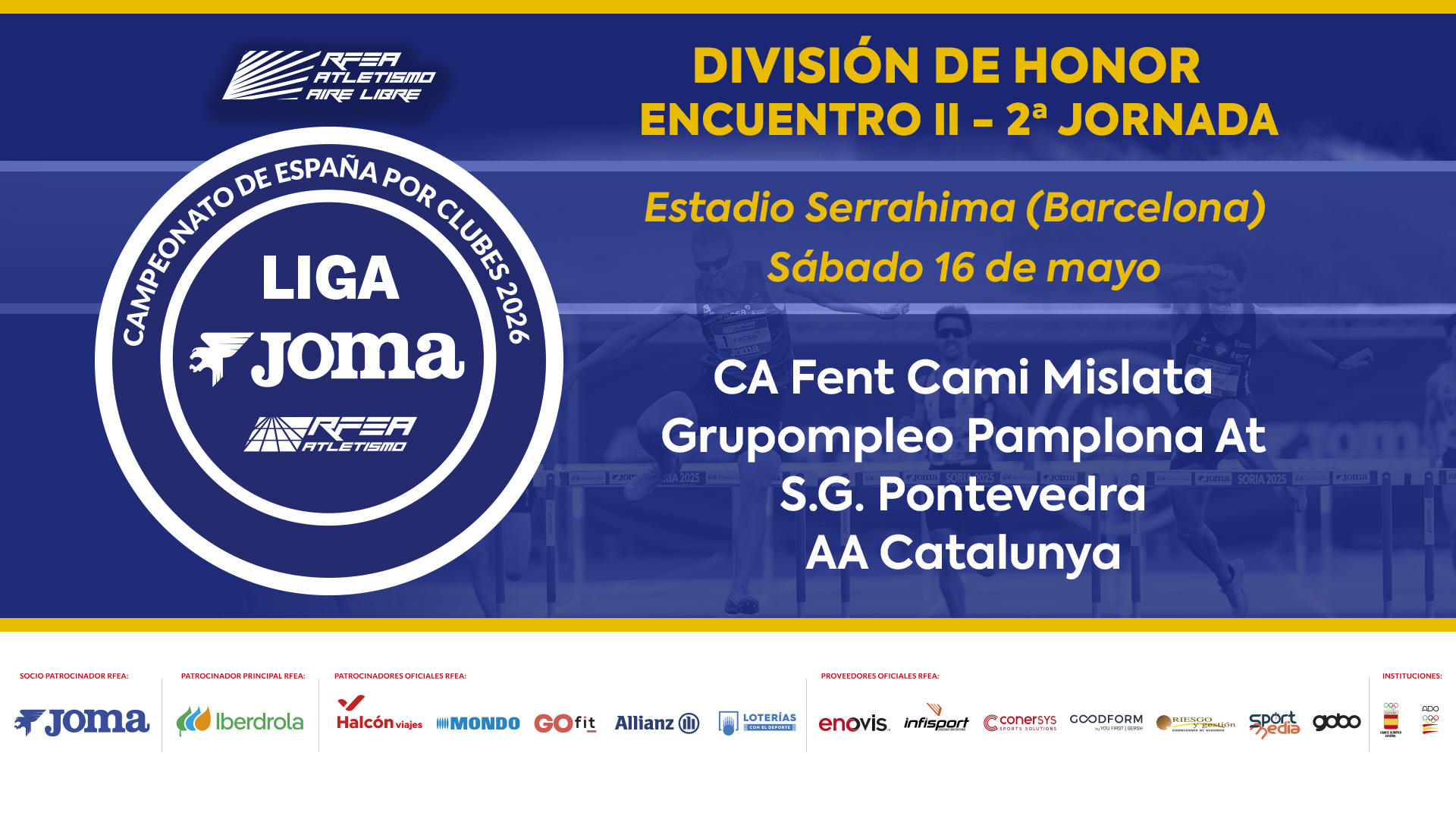 cartel J2 DH Joma Barcelona II