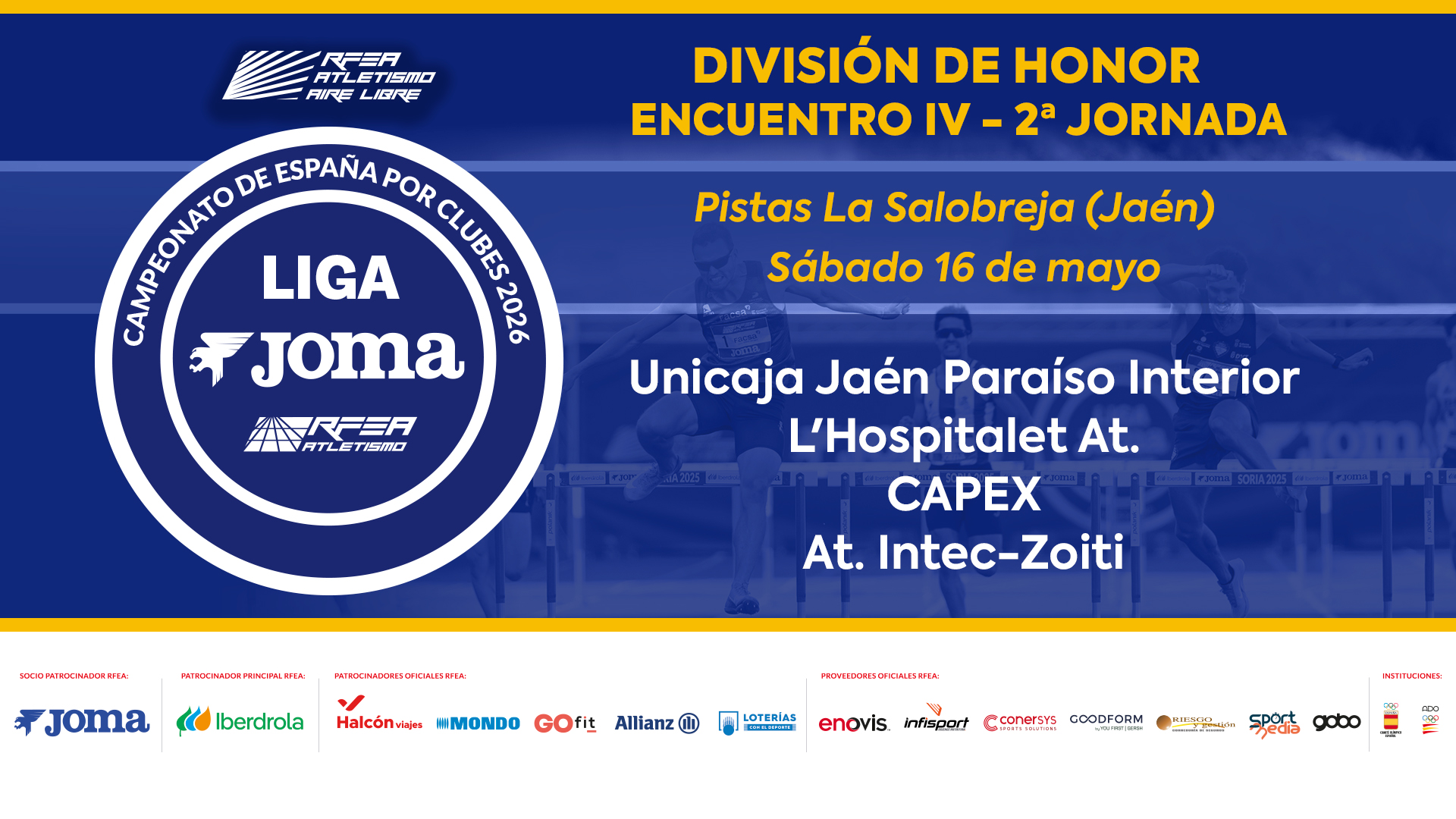 cartel J2 DH Joma Jaén IV