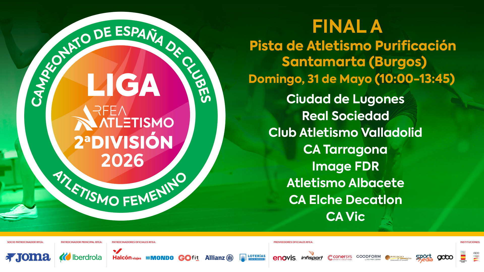 Clubes 2 División Mujeres A Burgos