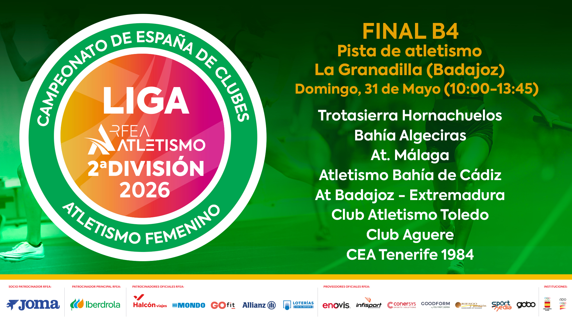 Clubes 2 División Mujeres B4 Badajoz