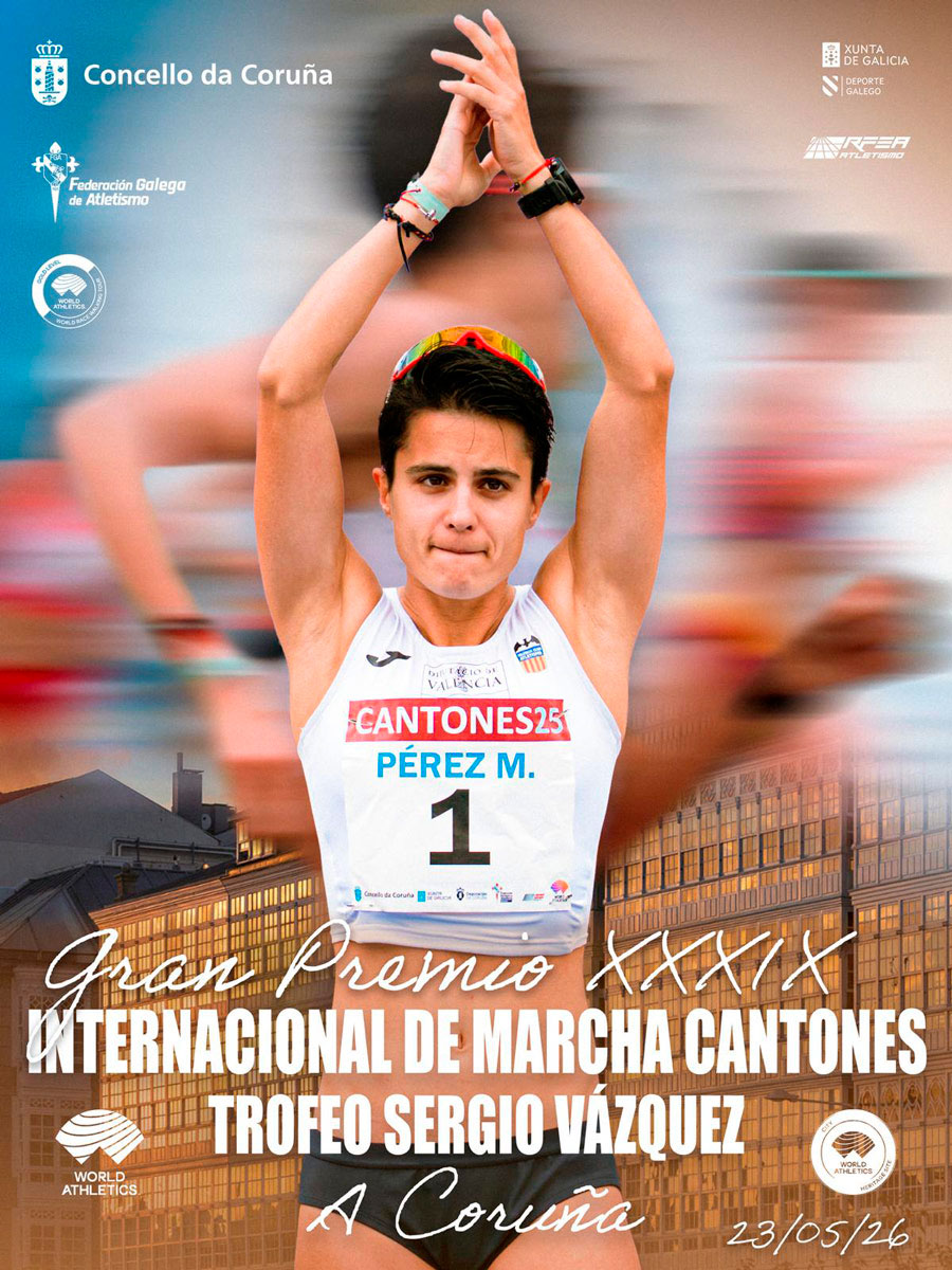 cartel GP Cantones de Marcha A Coruña 2026