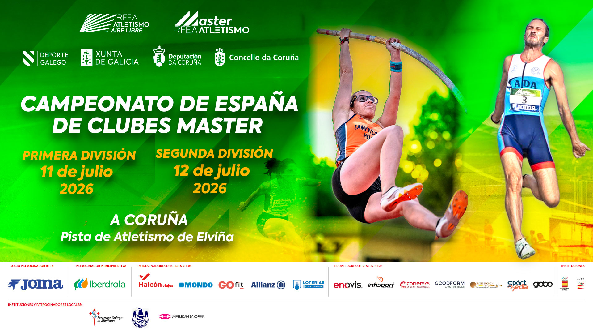 cartel Cto. ESP Master clubes A Coruña