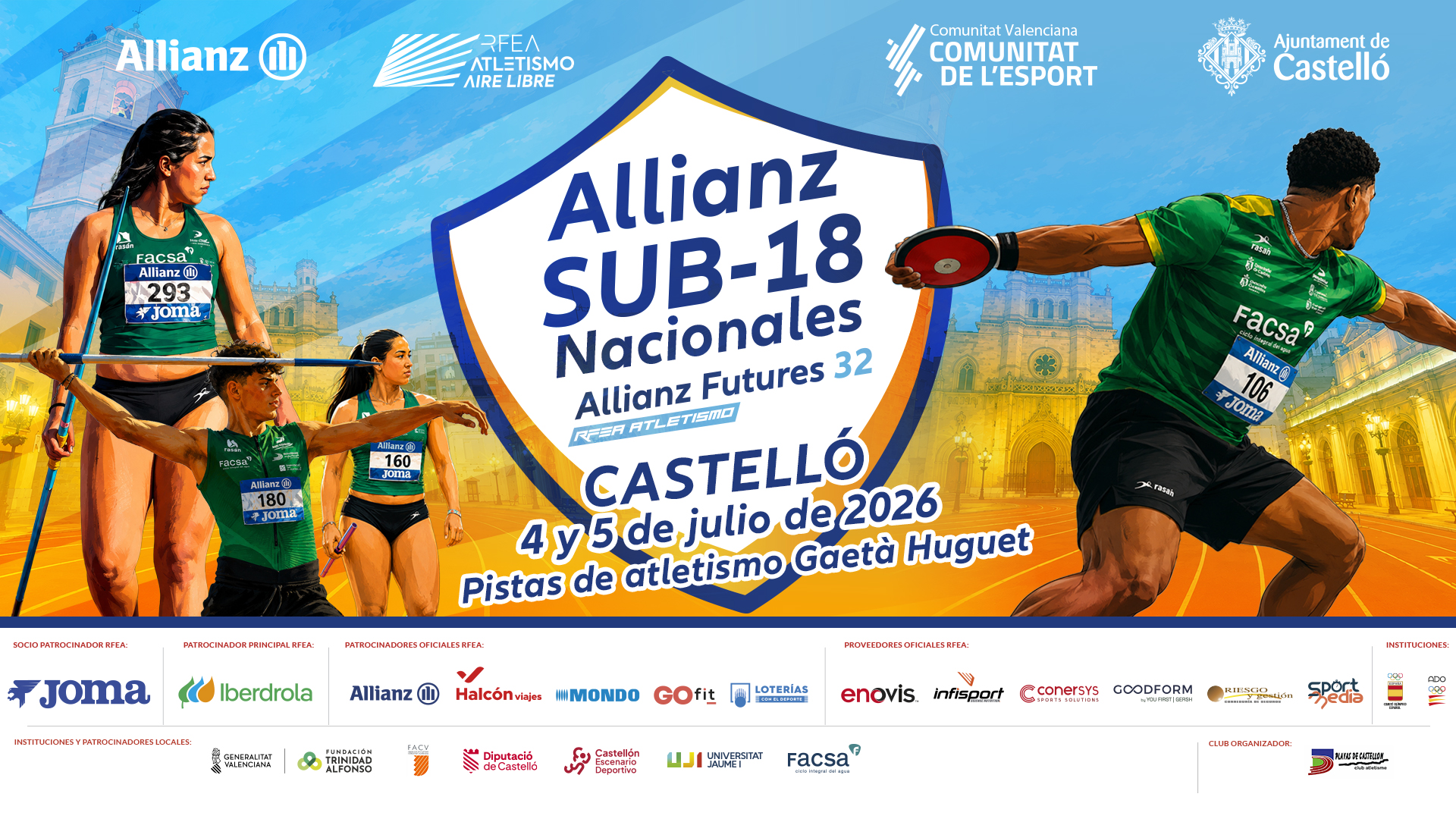 cartel Cto. ESP sub18 Castellón
