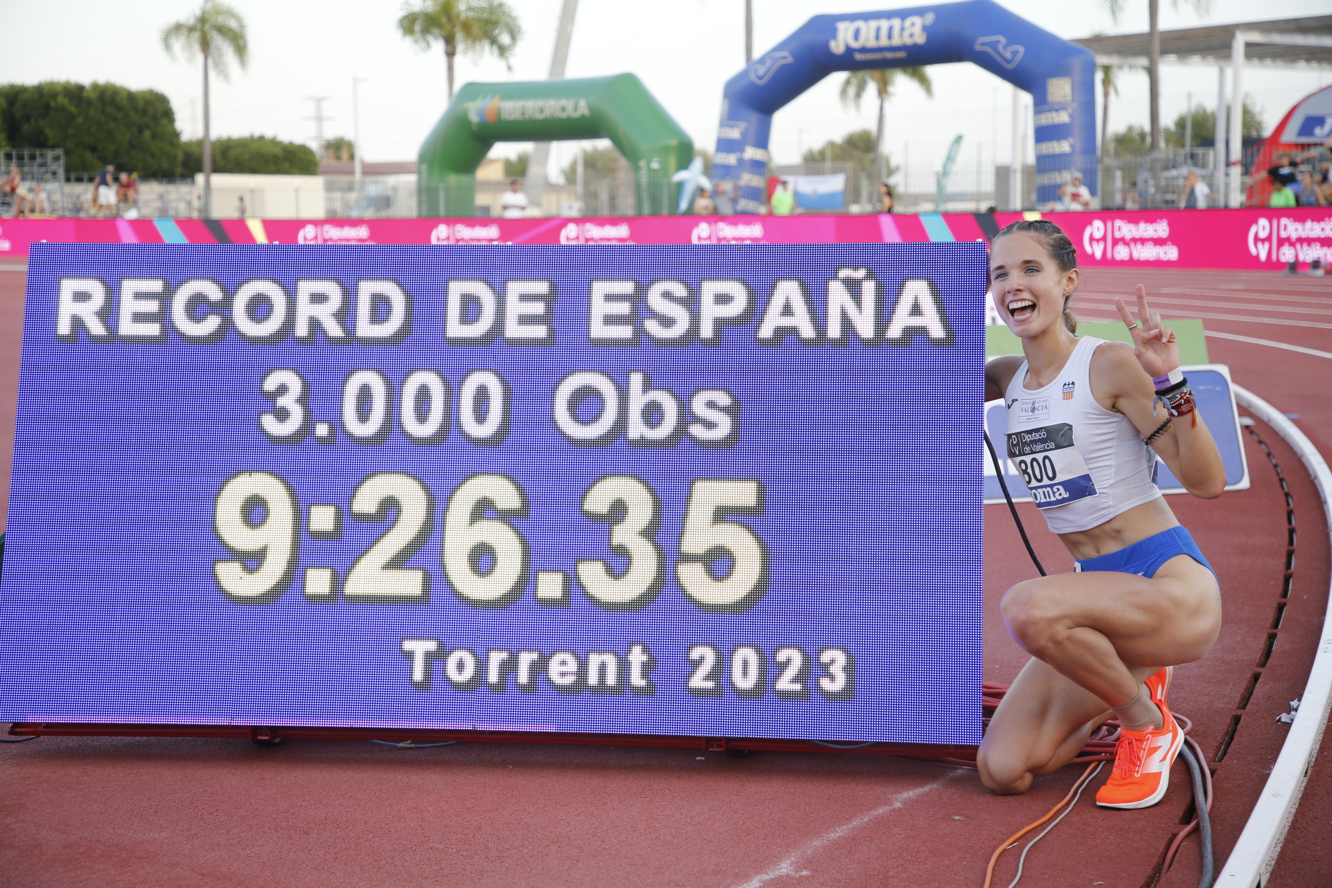 Marta Serrano récord de España sub23 3000m obstaculos