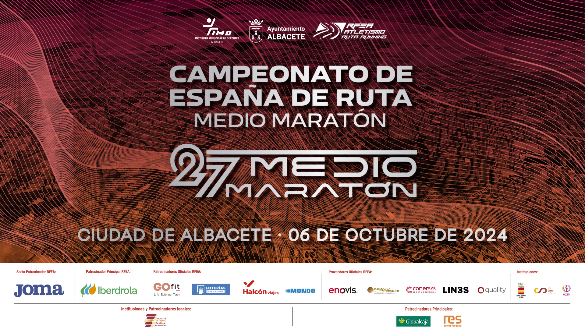 cartel Medio Maratón - Albacete