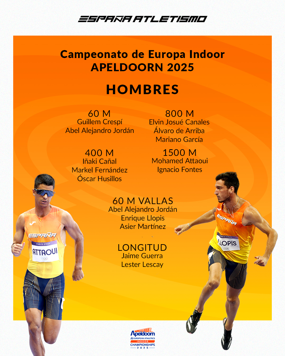 Preselección hombres Apeldoorn 2025