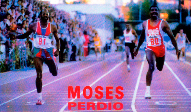 Vallehermoso 1986 - Edwin Moses y Danny Harris