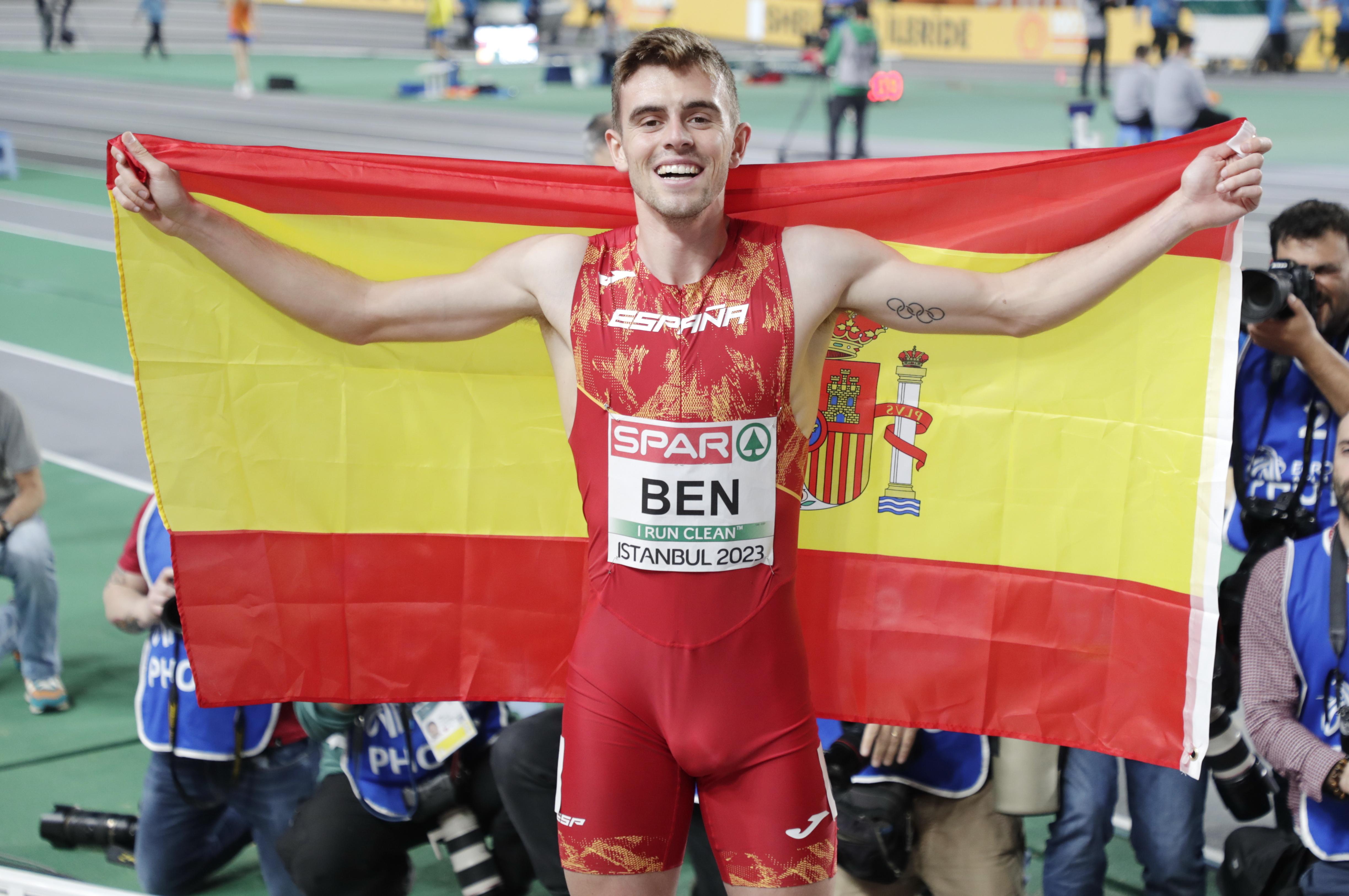 Adrián Ben, campeón de Europa de 800m