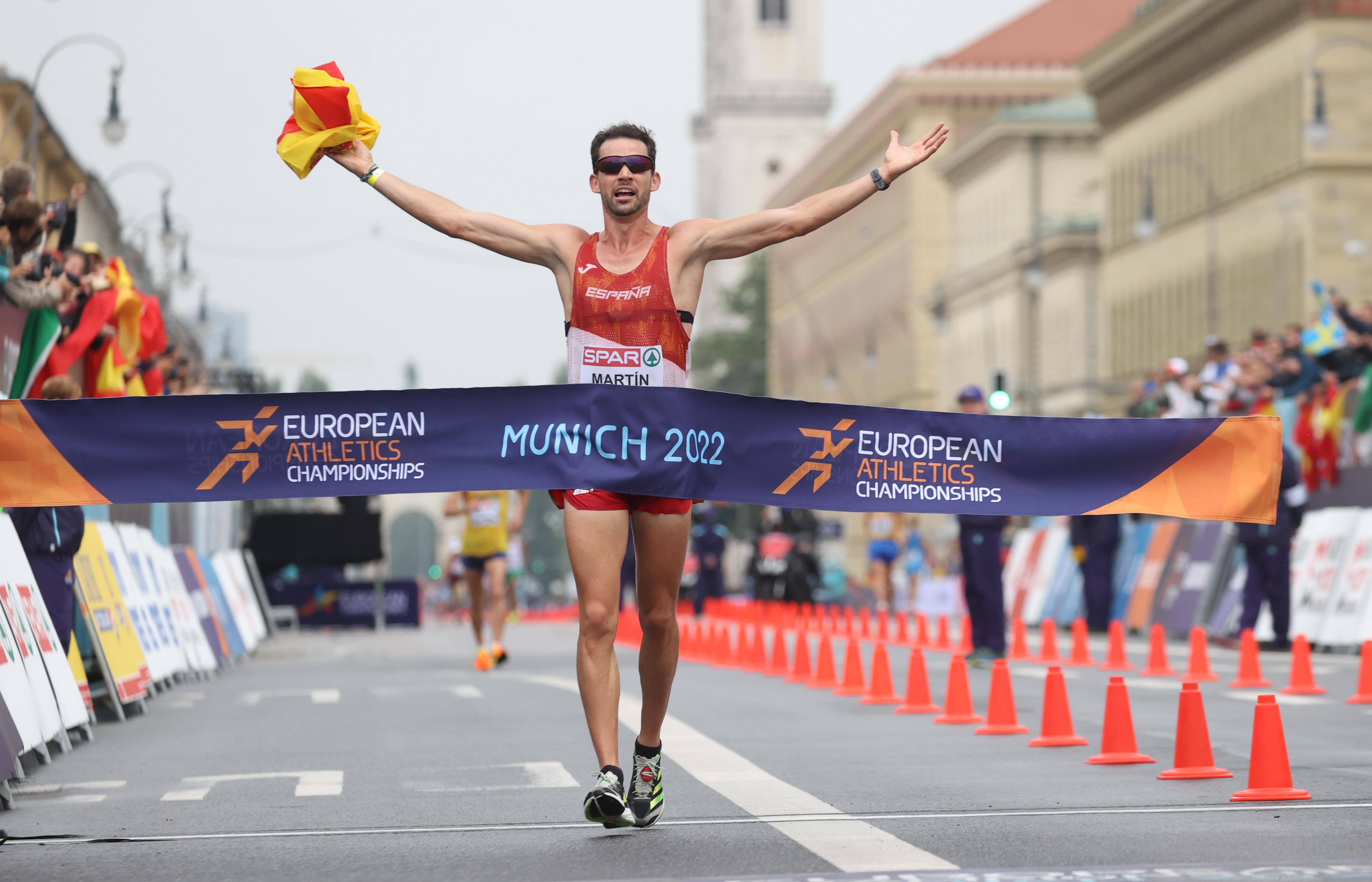 Alvaro Martín, campeón de Europa de 20km marcha